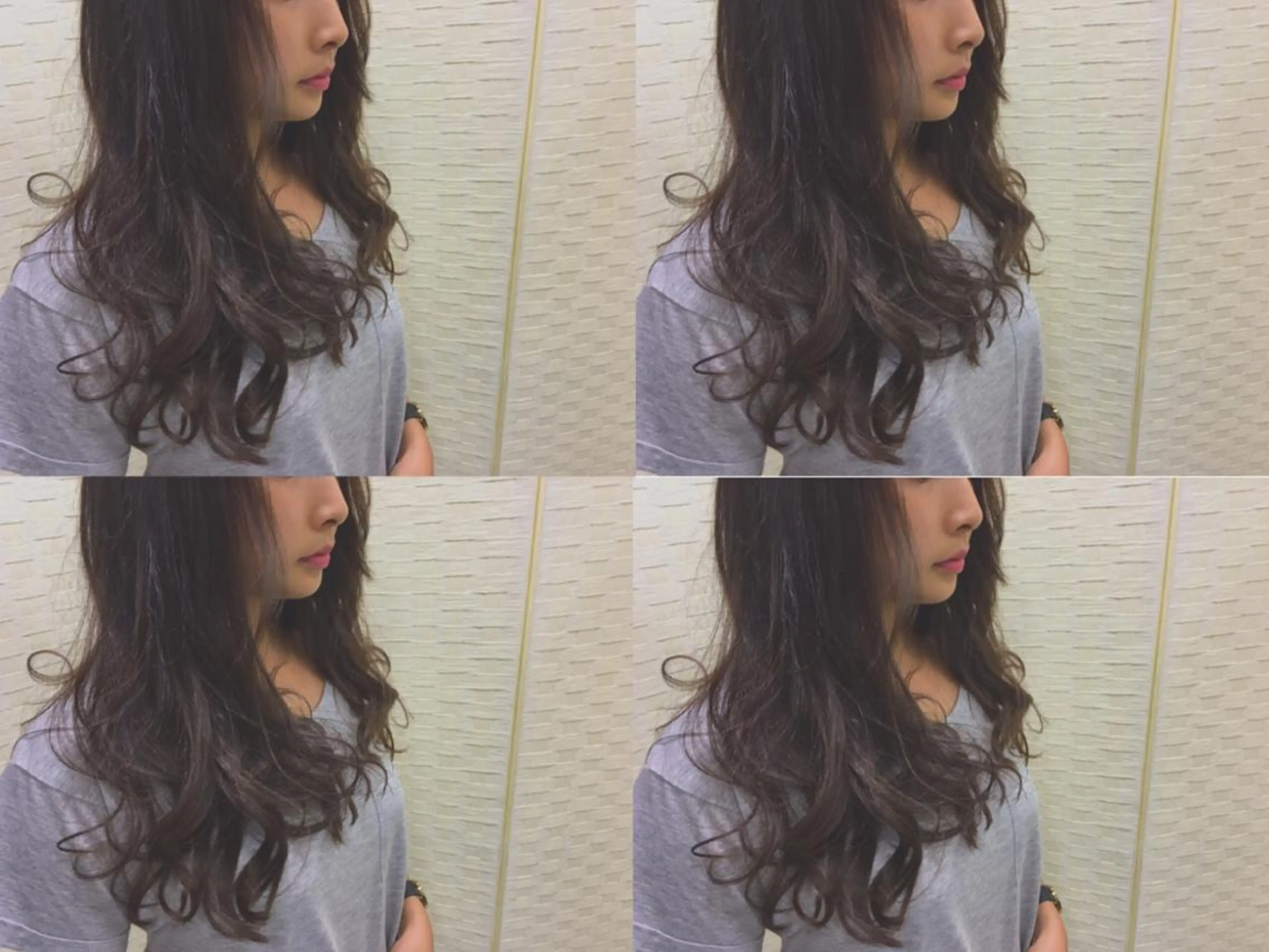 ミディアム セミロング ロング カラー boutique misakiのヘアスタイル