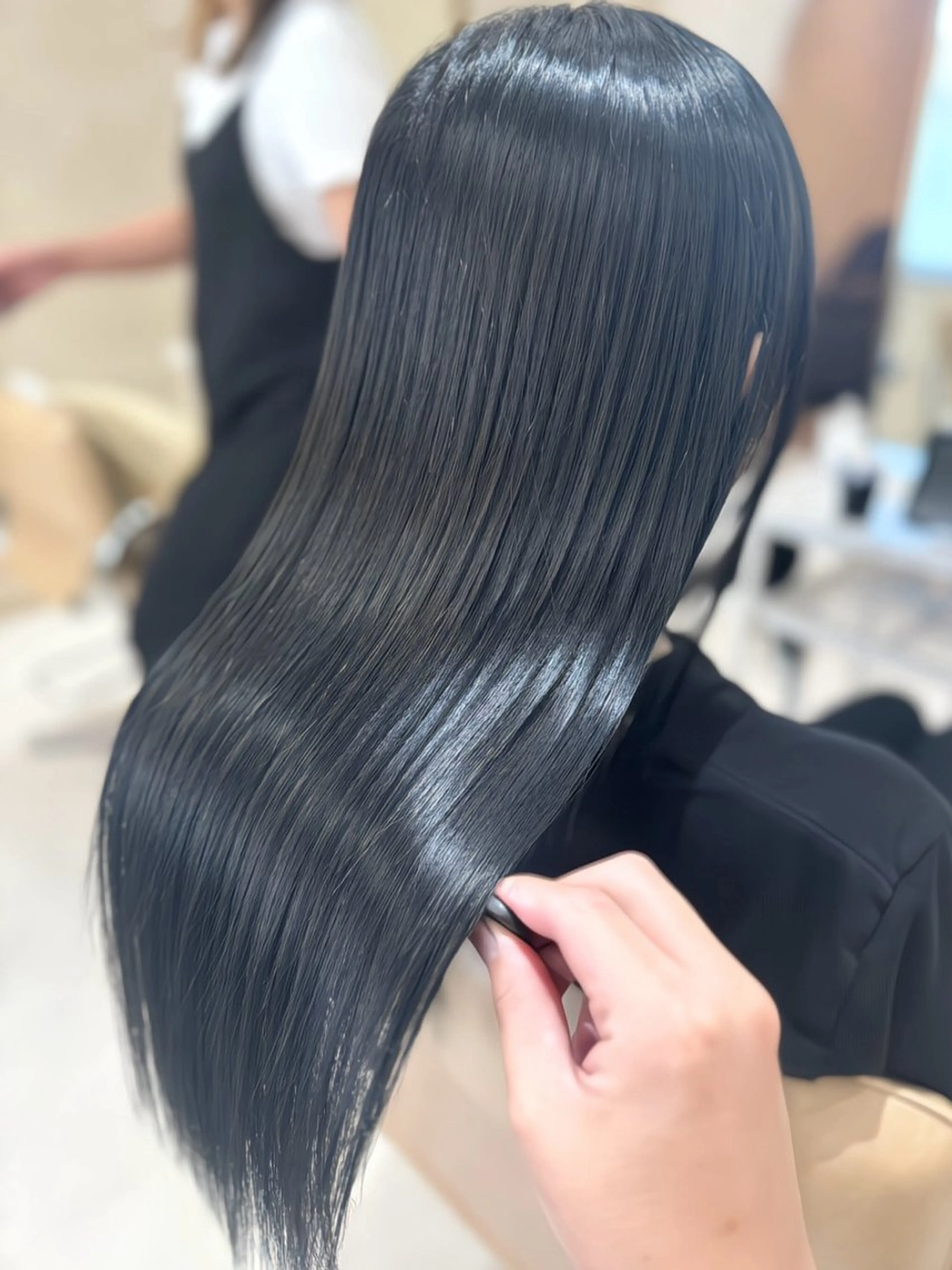 ロング カラー 髪質改善 トリートメント 縮毛矯正・髪質改善 人気No1🩶北島のヘアスタイル