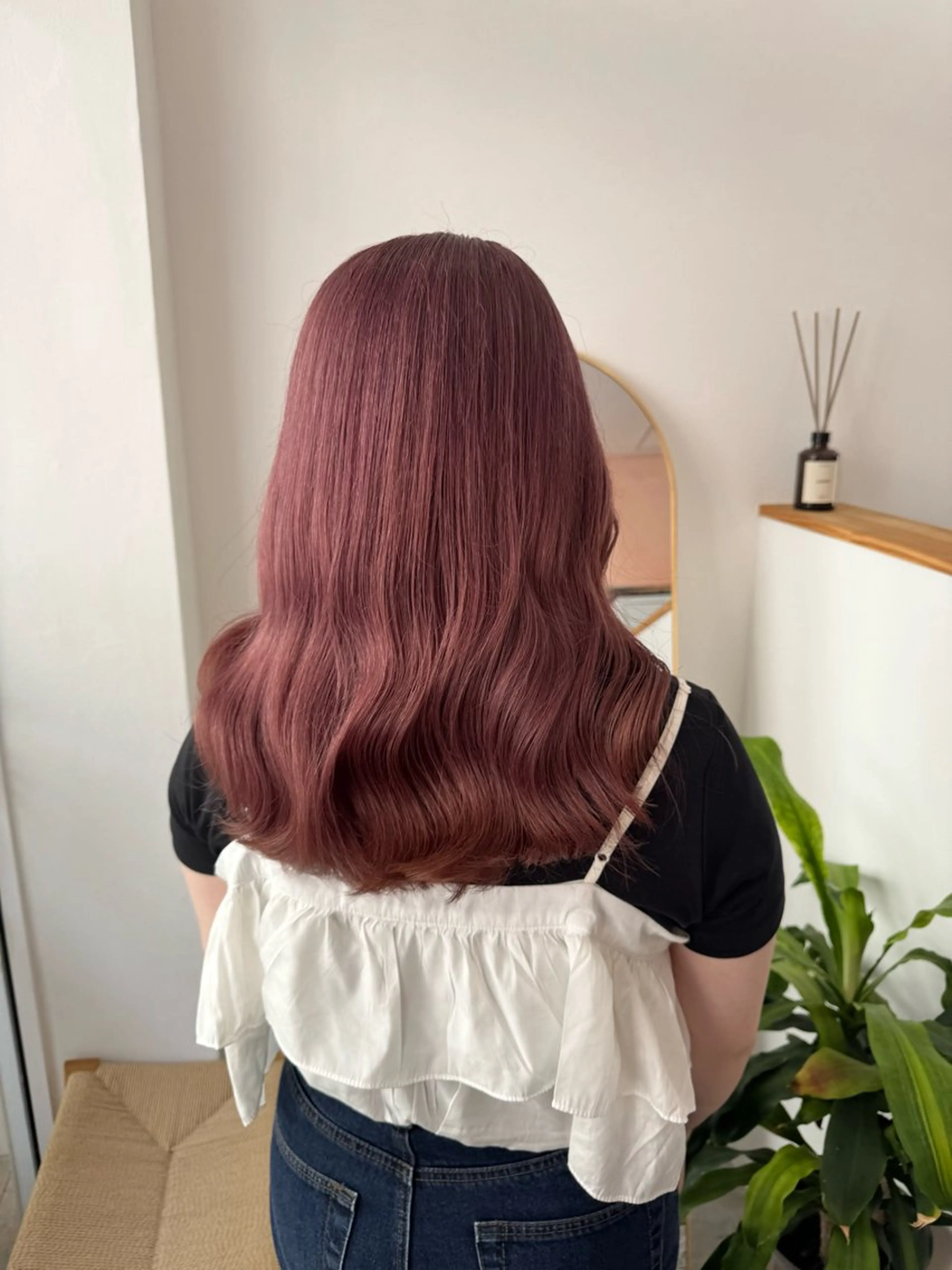 ロング レイヤーカット ベージュ/KANAのヘアスタイル