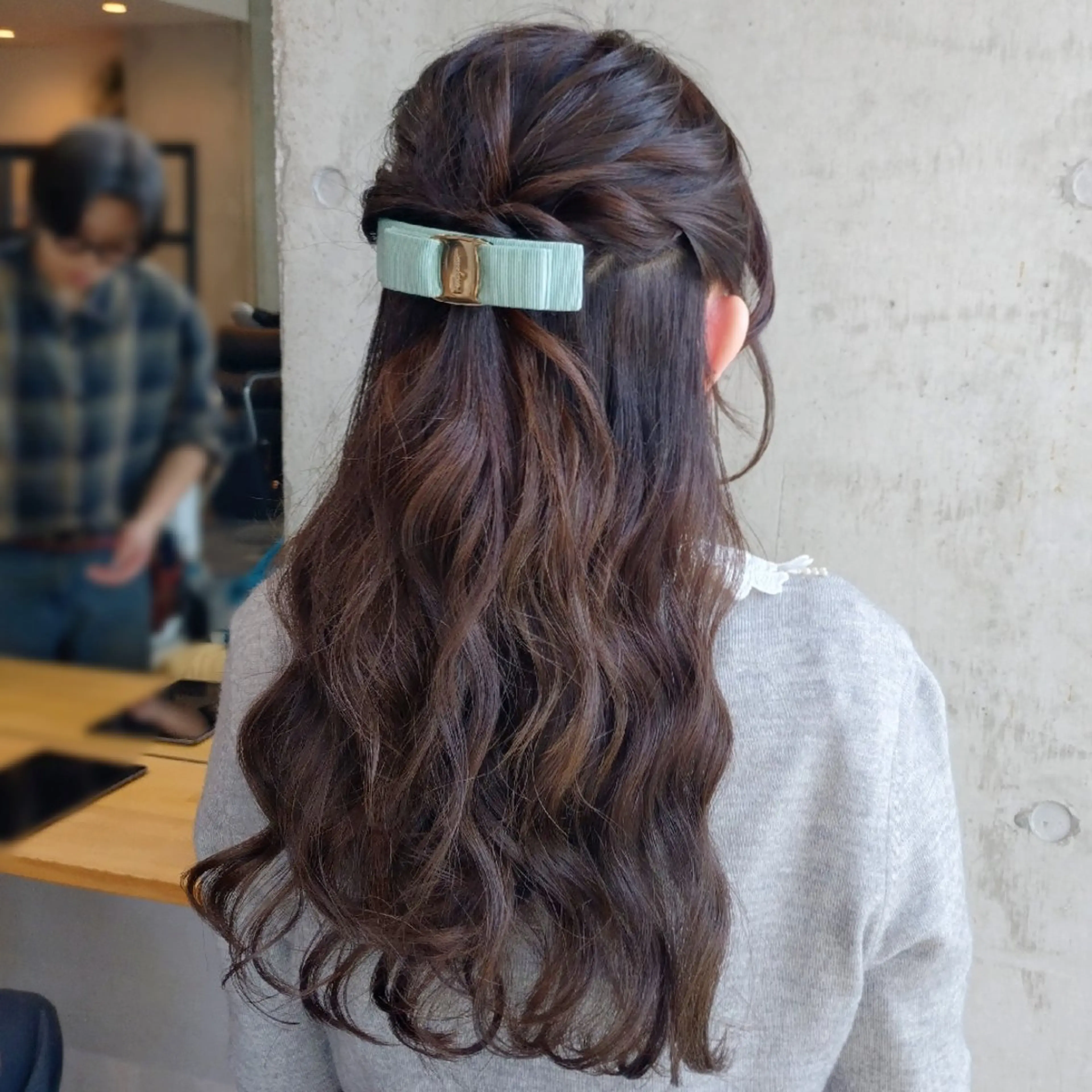 ロング ヘアアレンジ ヘアセット ヘアアレンジ/柔らか 艶カラー/AKARIのヘアスタイル