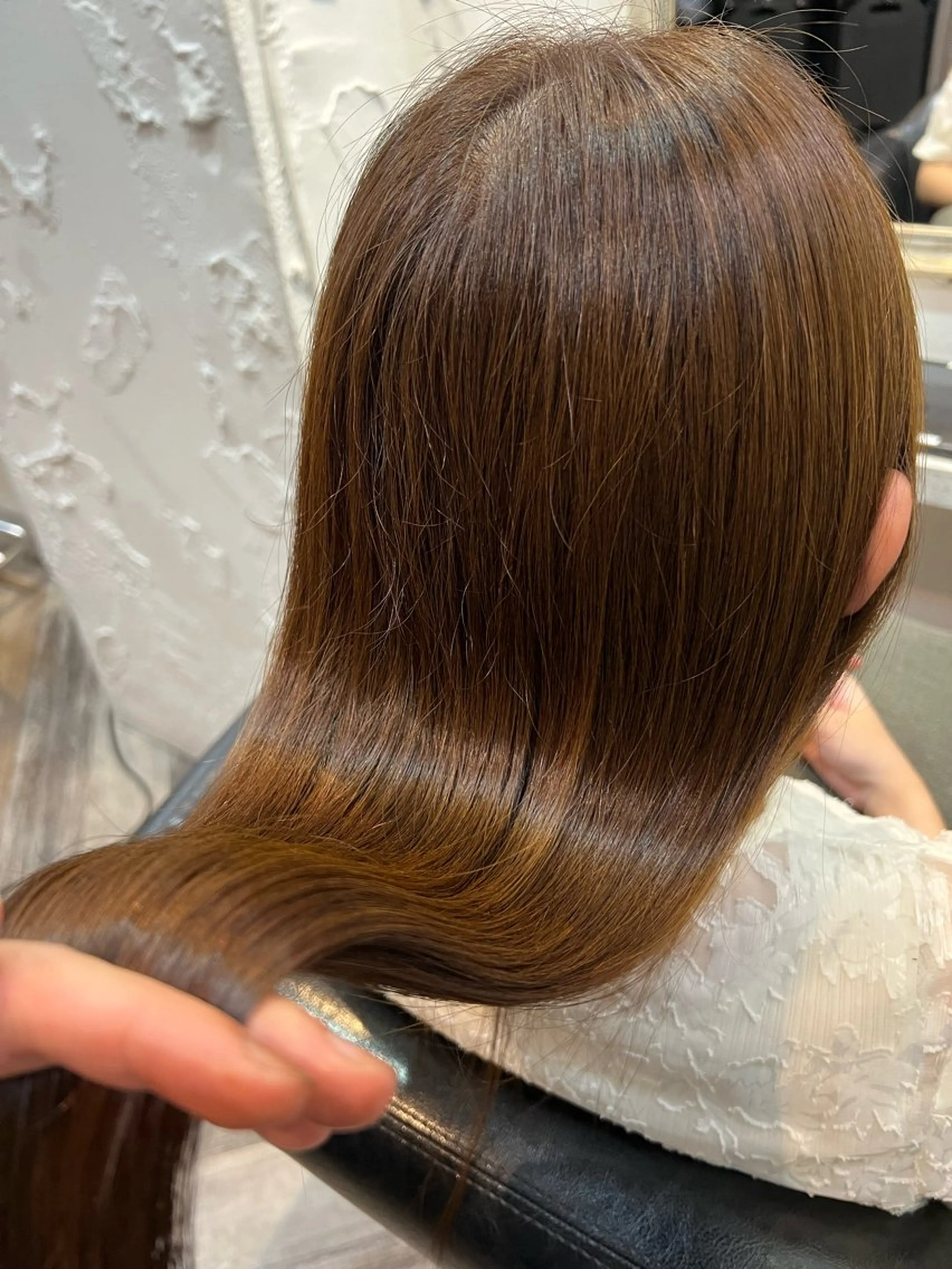 ロング カラー 若泉 瀬菜のヘアスタイル