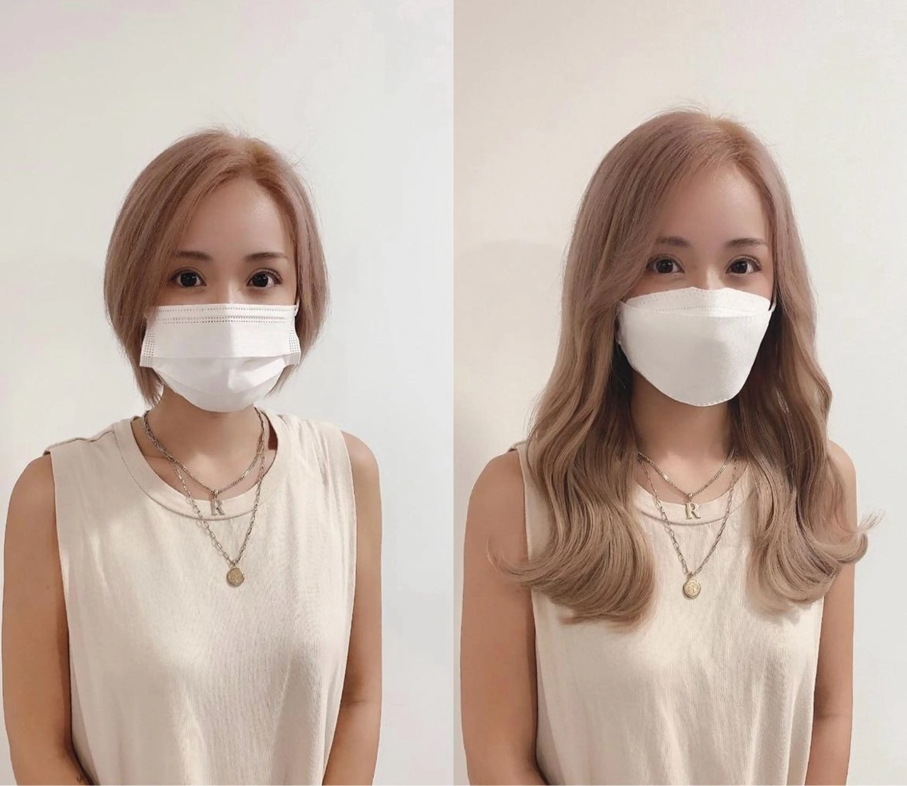 ロング コウ チホウのヘアスタイル