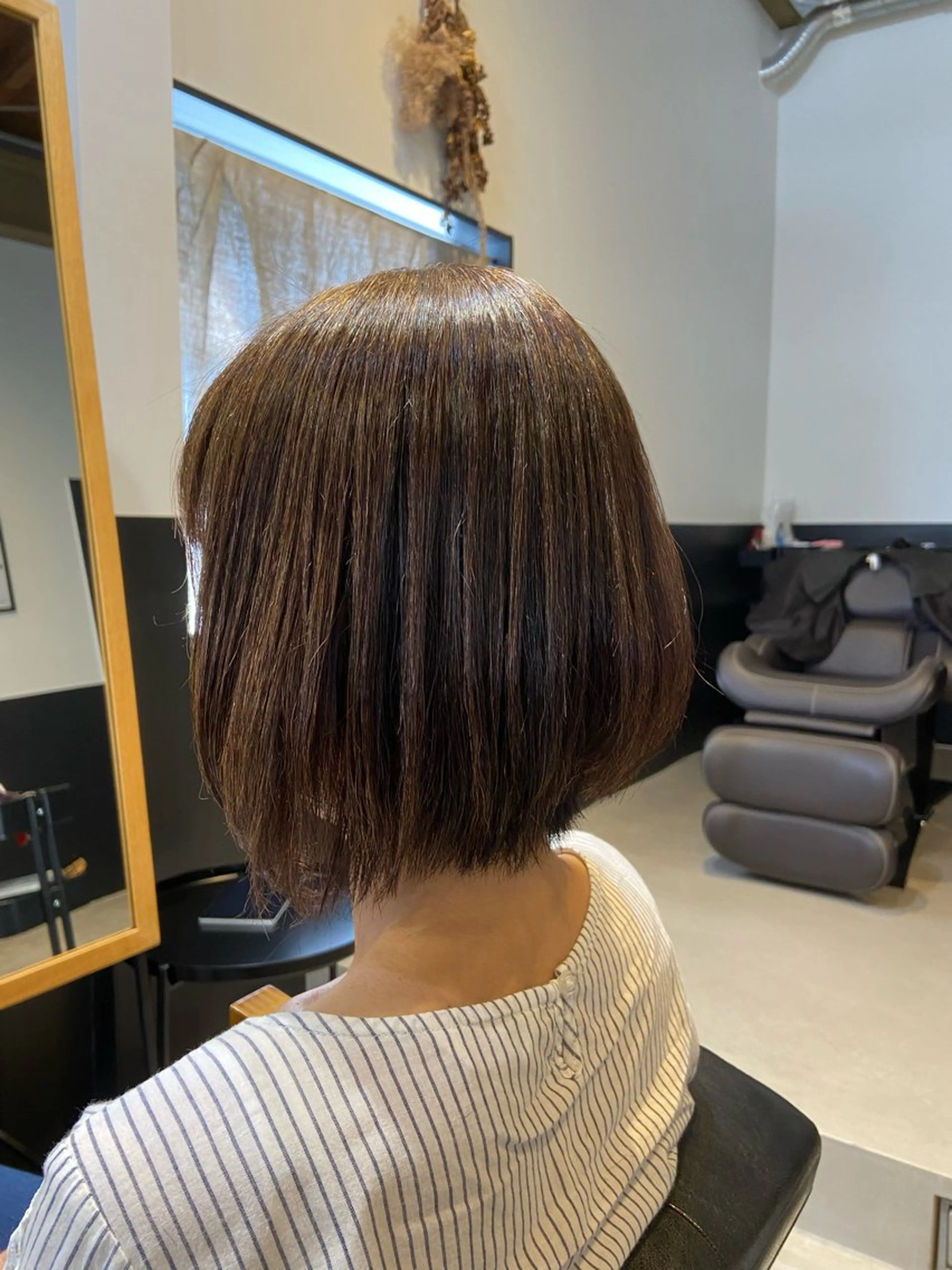 ショート 縮毛矯正 縮毛矯正 hair salon TOKUNAGA所属・💫縮毛矯正/ カット💫徳永あい子のヘアスタイル
