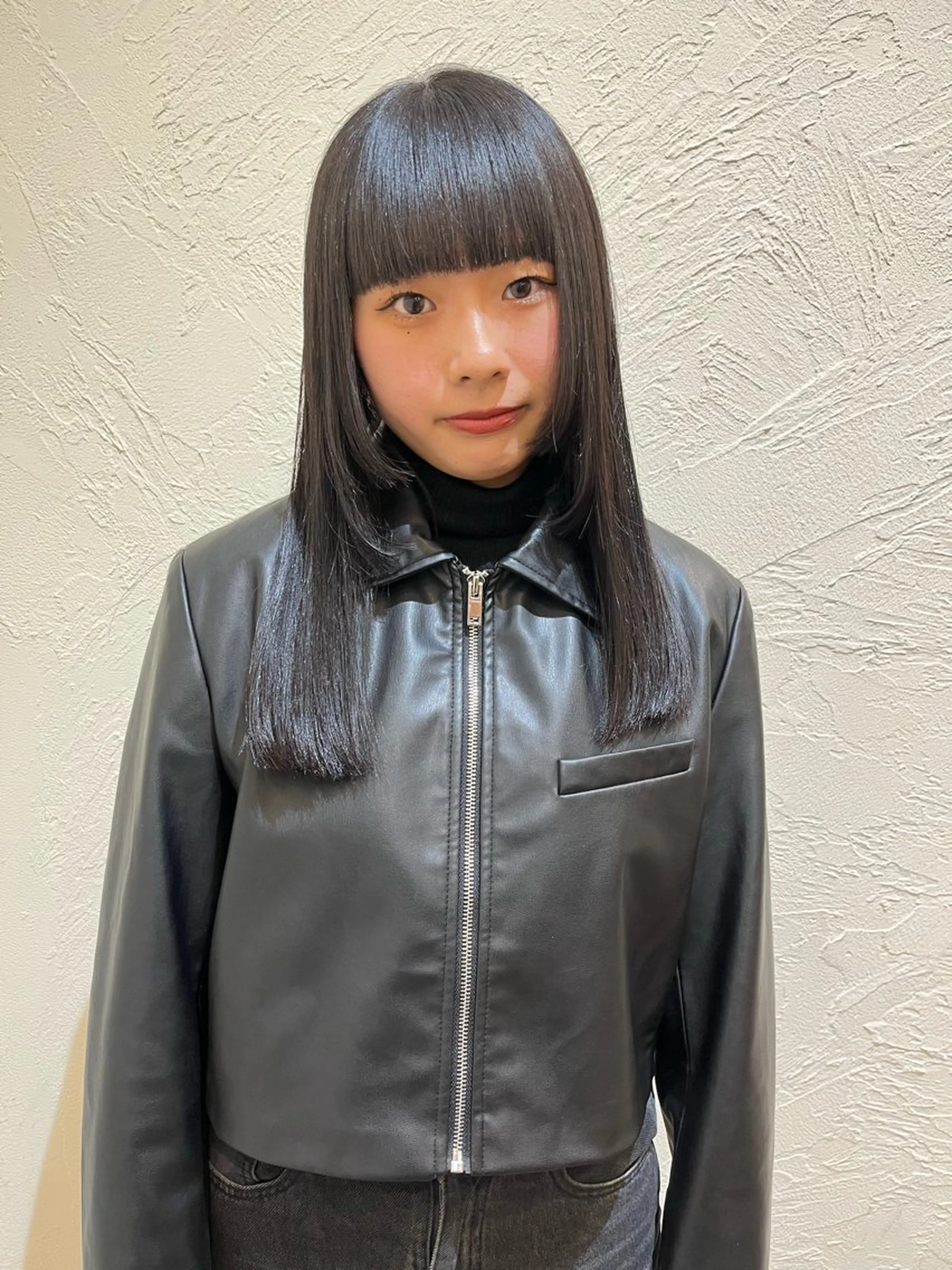 ロング 姫カット カット 松野 心音のヘアスタイル