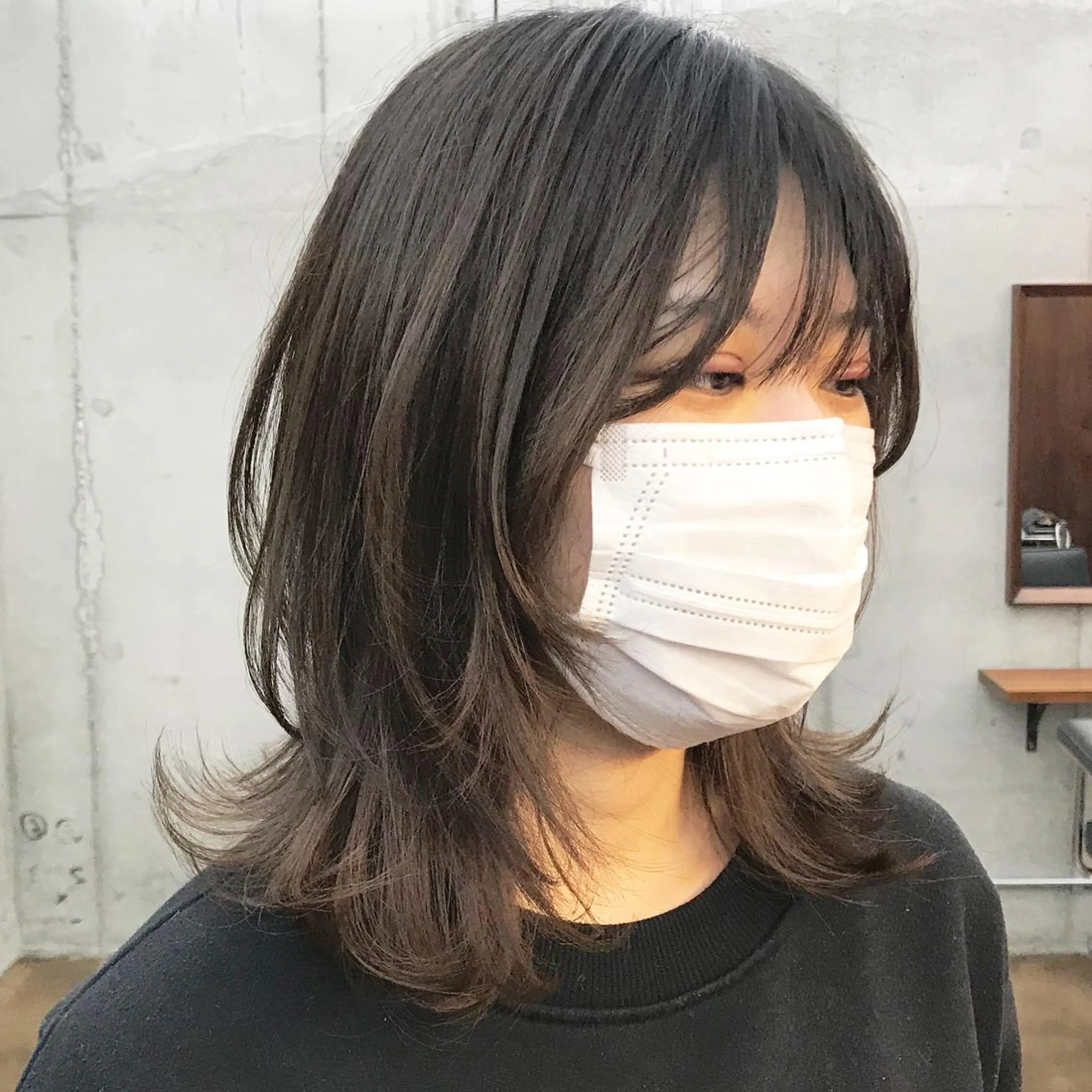 ミディアム ウルフカット カット ヘアセット ✂︎ウルフ・ショート ✂︎MIKUNIのヘアスタイル