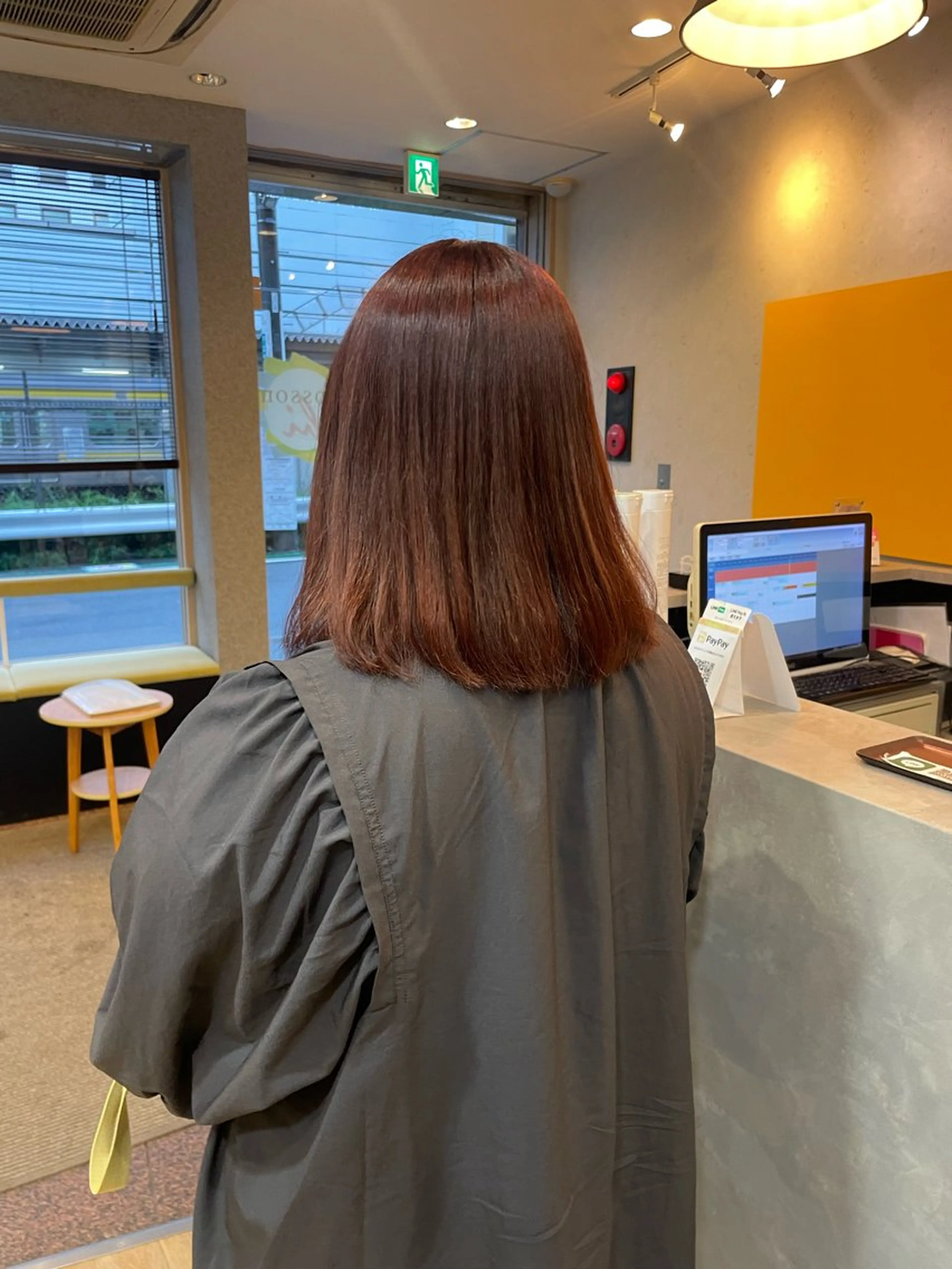 ミディアム カラー ブラウンカラー レッドカラー レッドブラウン 髪質改善/Bloss om🌷高橋沙衣のヘアスタイル