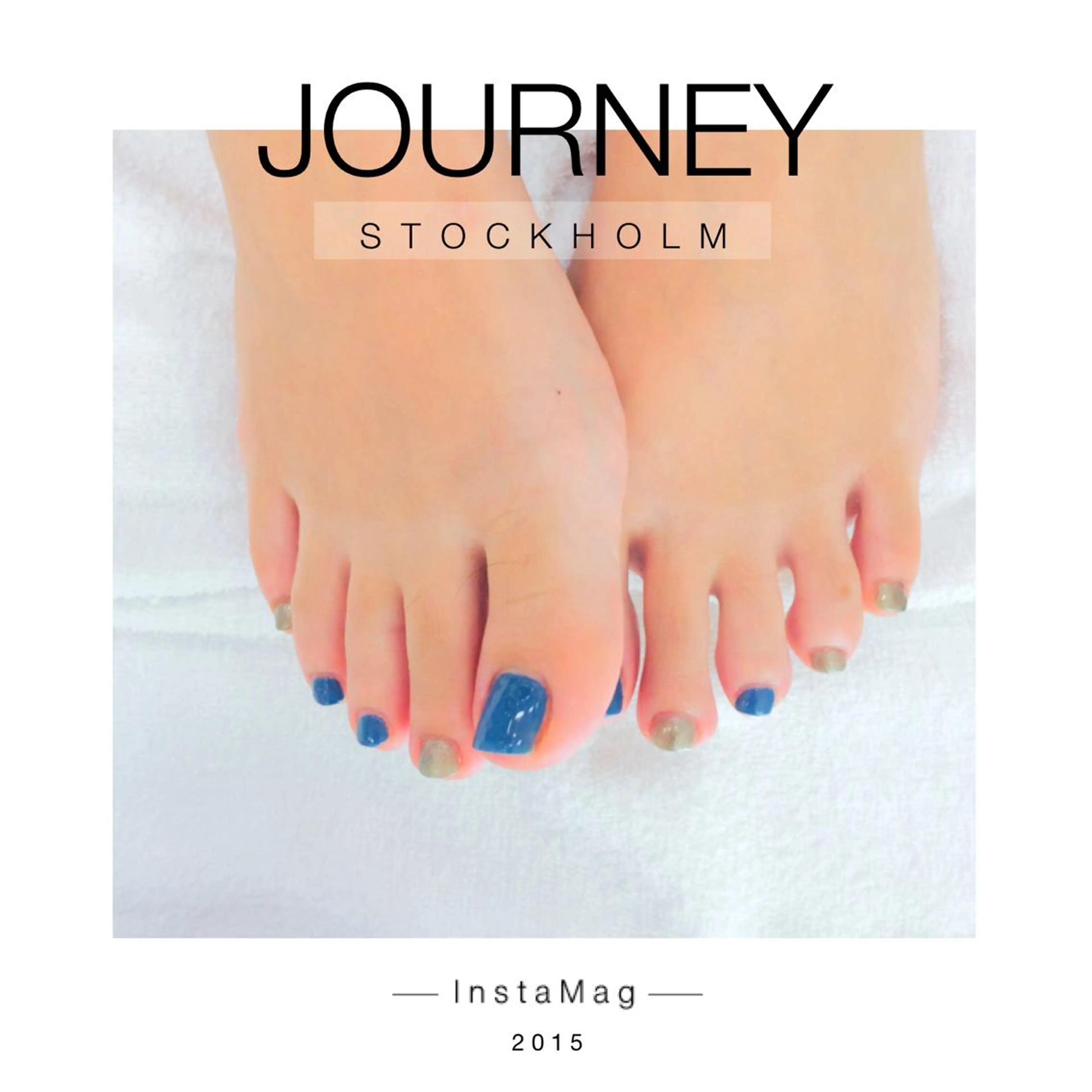 ネイル ブルー フットネイル Ly   hair（リーヘア）所属・Lyhair🦊🎀 AKIのヘアスタイル