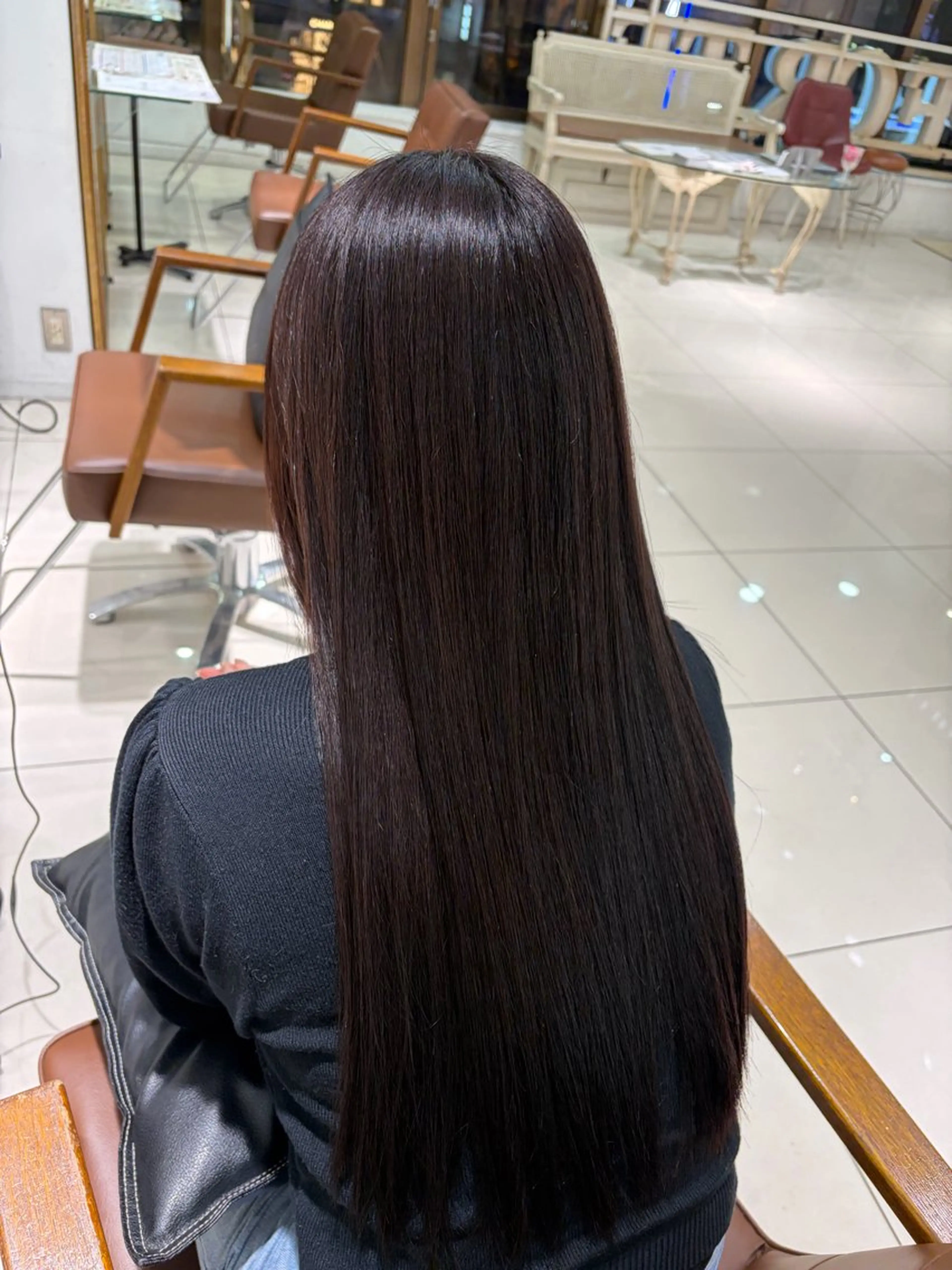 ロング 髪質改善 ヘアカラー トリートメント 髪質改善 💞はな🫧🎀のヘアスタイル