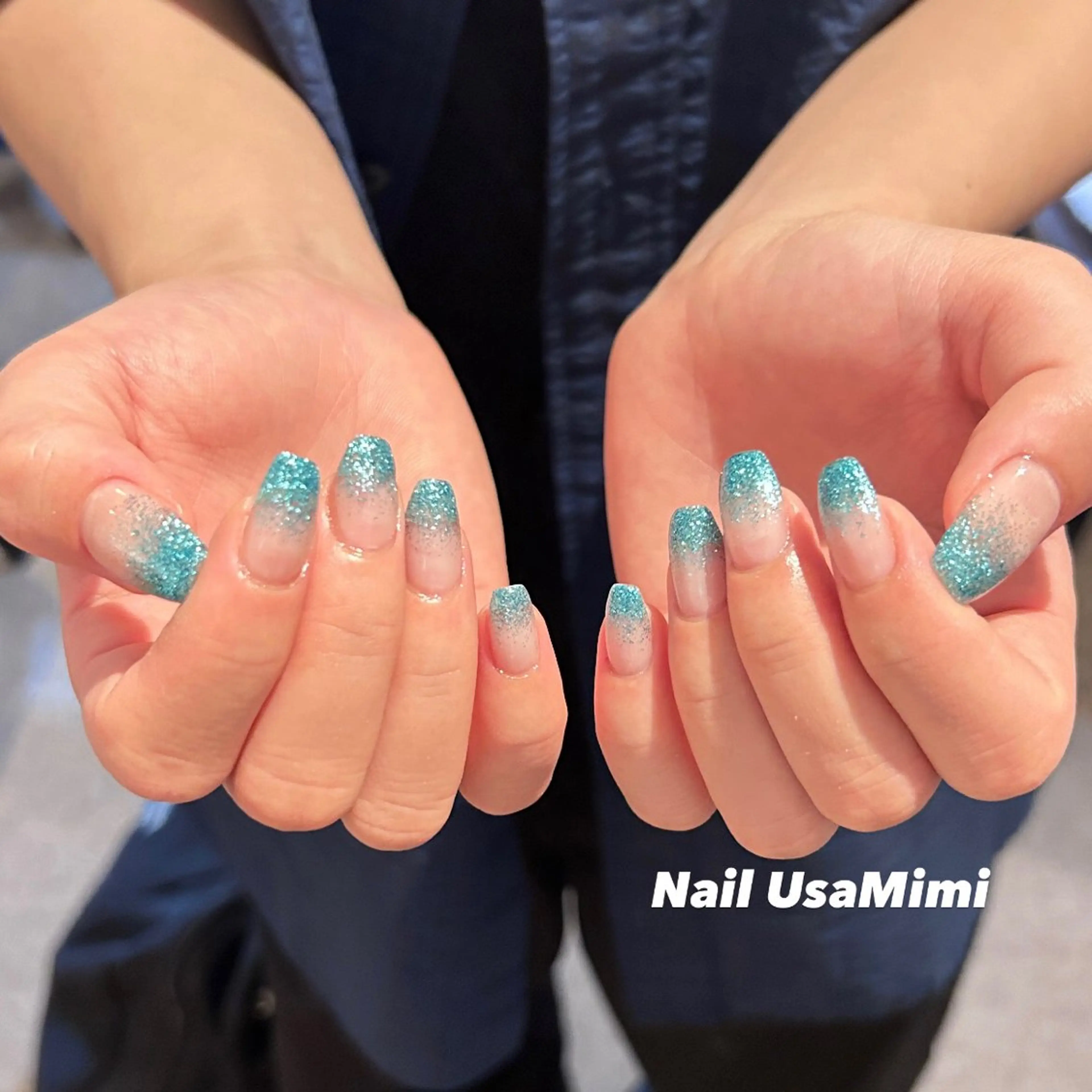 ネイル ジェルネイル マグネットネイル 持ち込み ワンカラーネイル パラジェル 本町ネイルNail UsaMimiのネイルデザイン