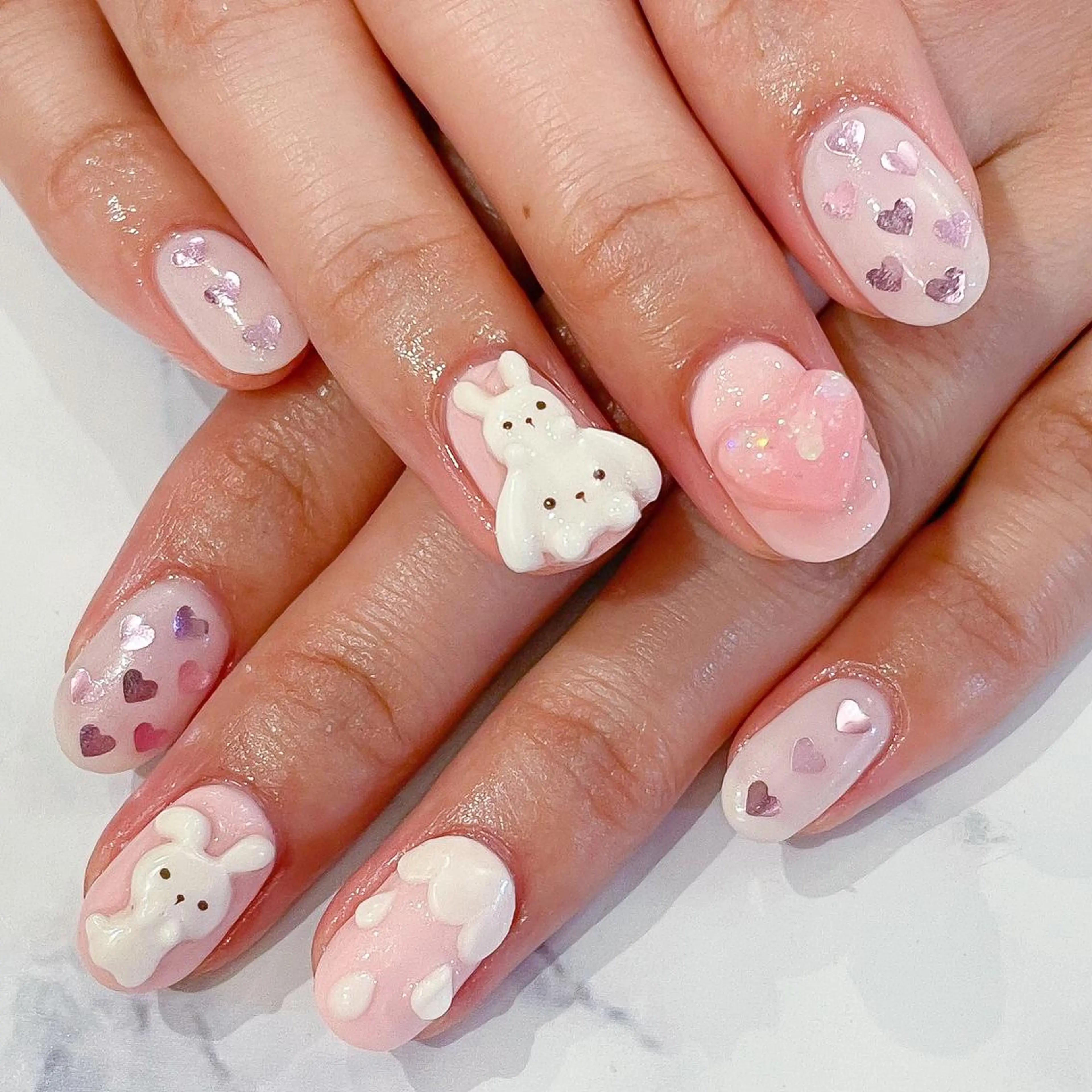 ネイル f'bloom  L’ecrinのネイルデザイン