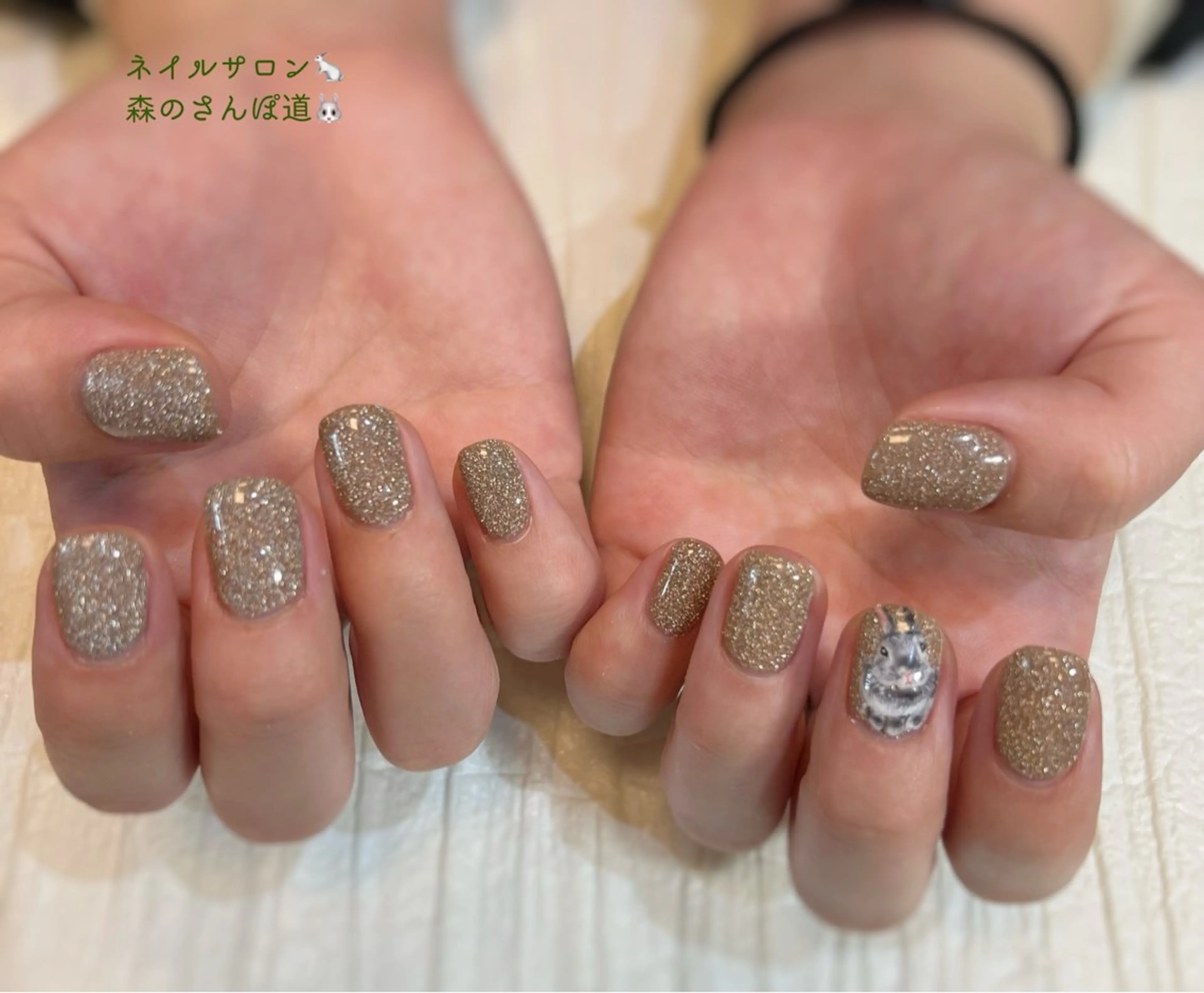 ネイル ハンドネイル 森のさんぽ道所属・ショートネイル 森のさんぽ道のネイルデザイン