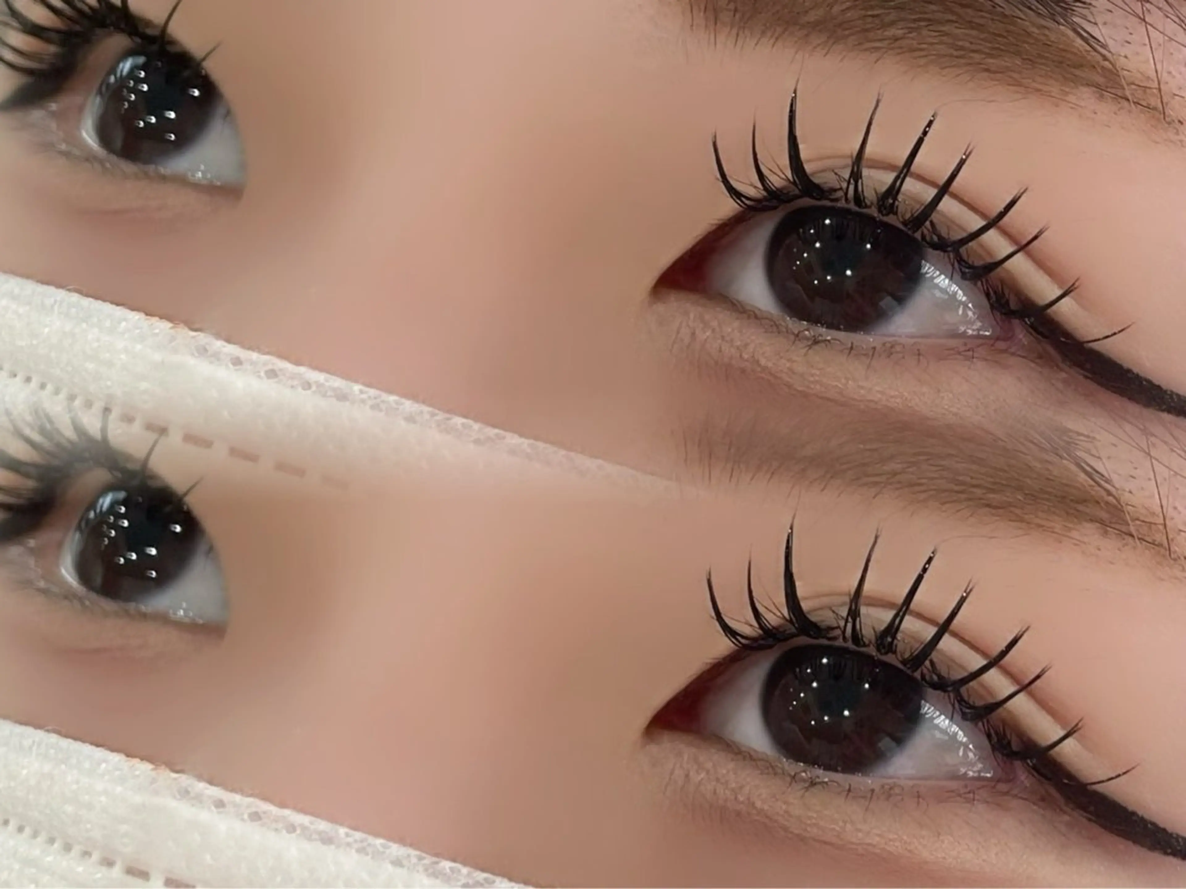 【フラットラッシュ】オフ込み！マツエクモデル140本💚の写真