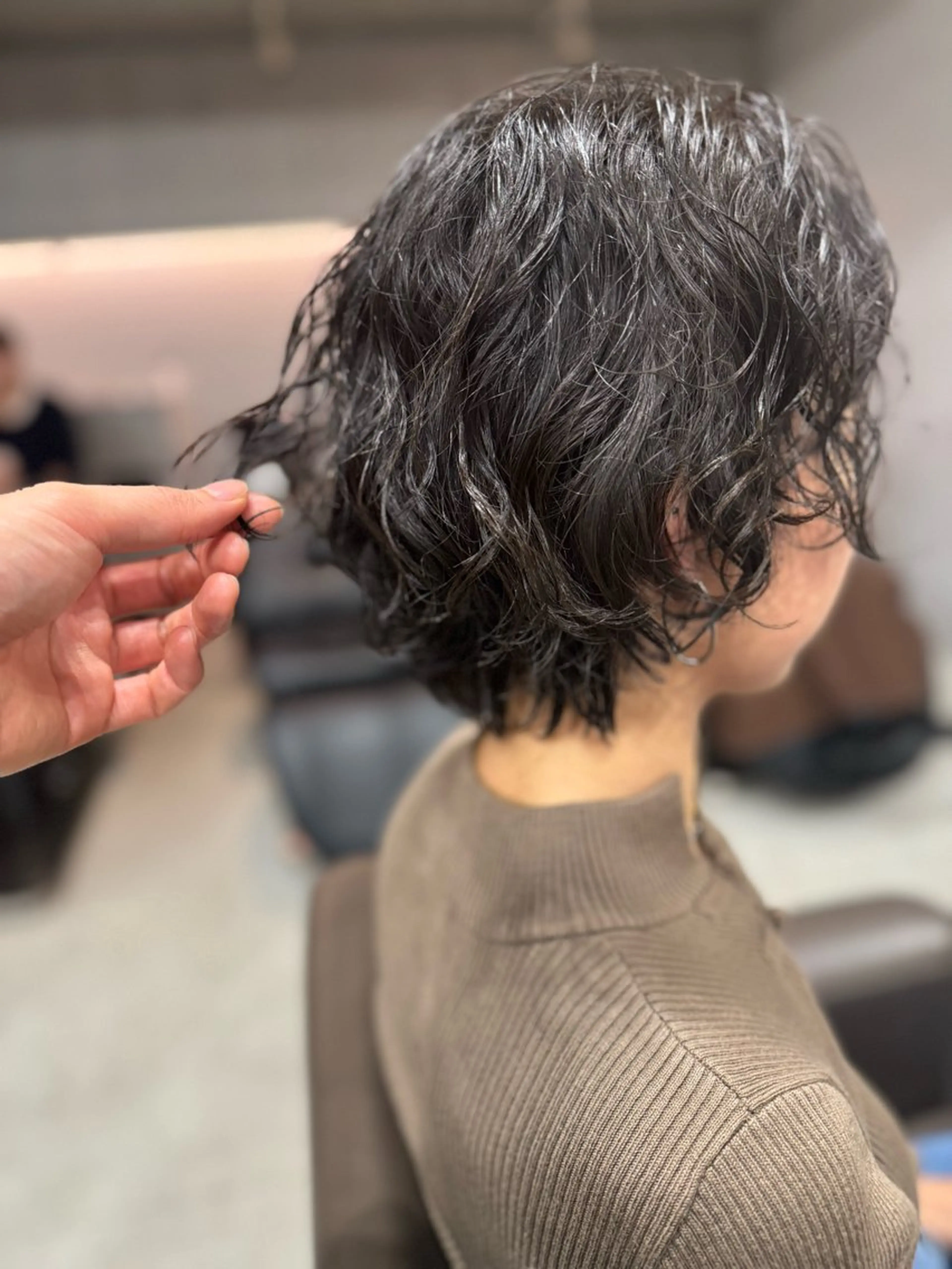 ショート パーマ ショートカット無料/ 小顔ショートのヘアスタイル