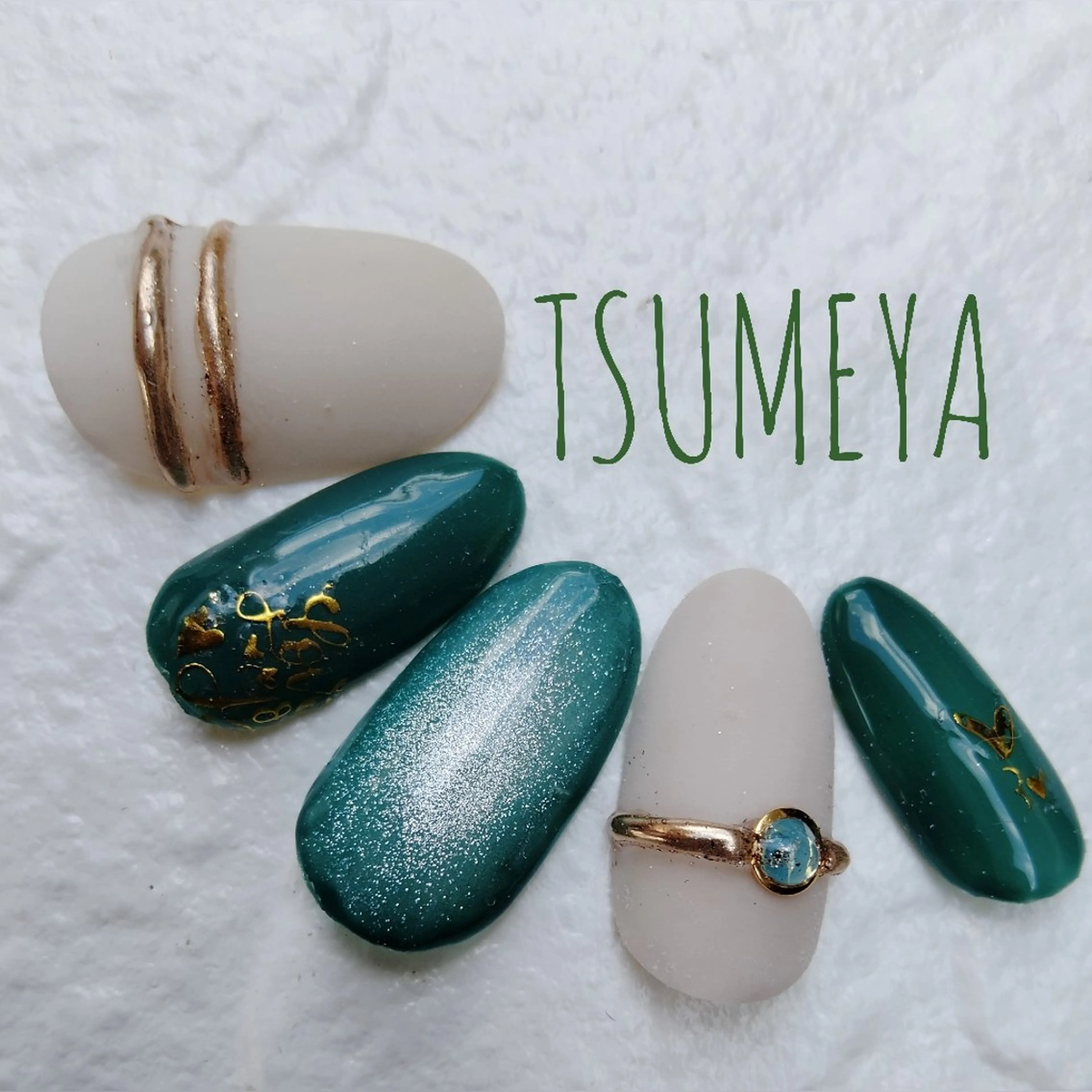 ネイル 冬ネイル クリスマス ハンドネイル _TSUMEYA _のネイルデザイン