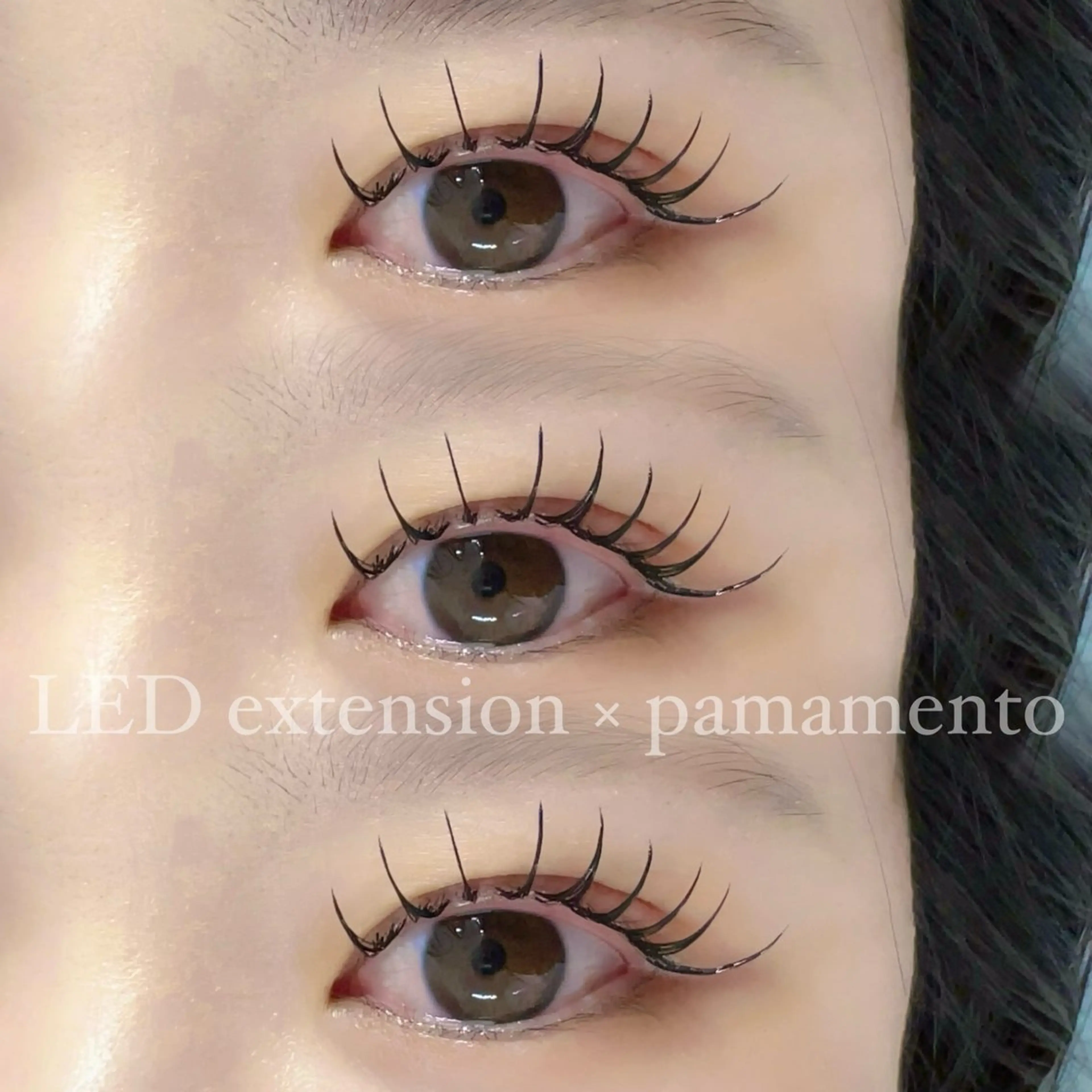 最新技術☆LEDエクステ100~120本(フラットマット)×まつげパーマオフ込の写真