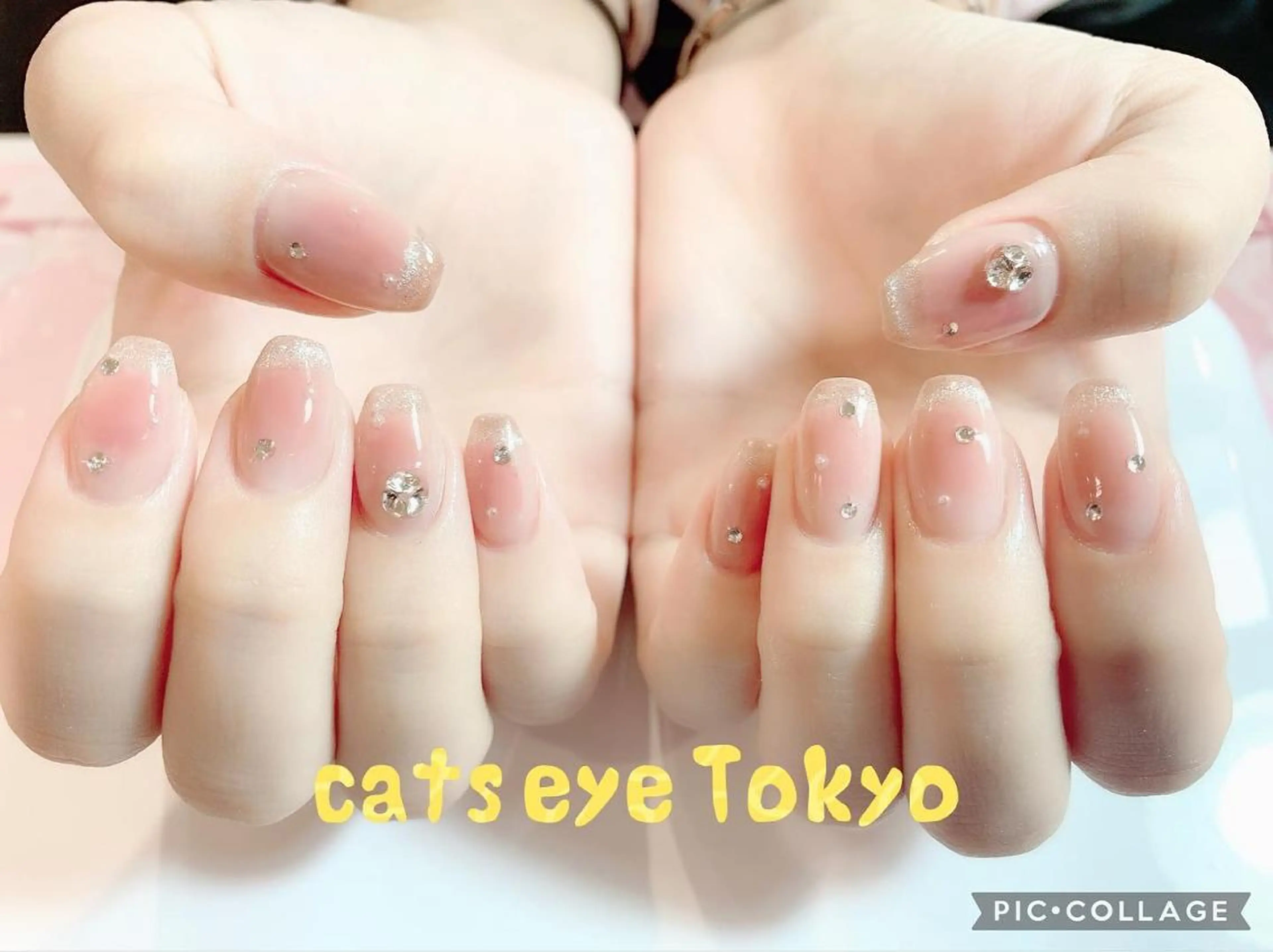 ネイル マツエク・マツパ チークネイル マグネットネイル ストーンネイル Cat's eye TOKYO 新宿店のネイルデザイン