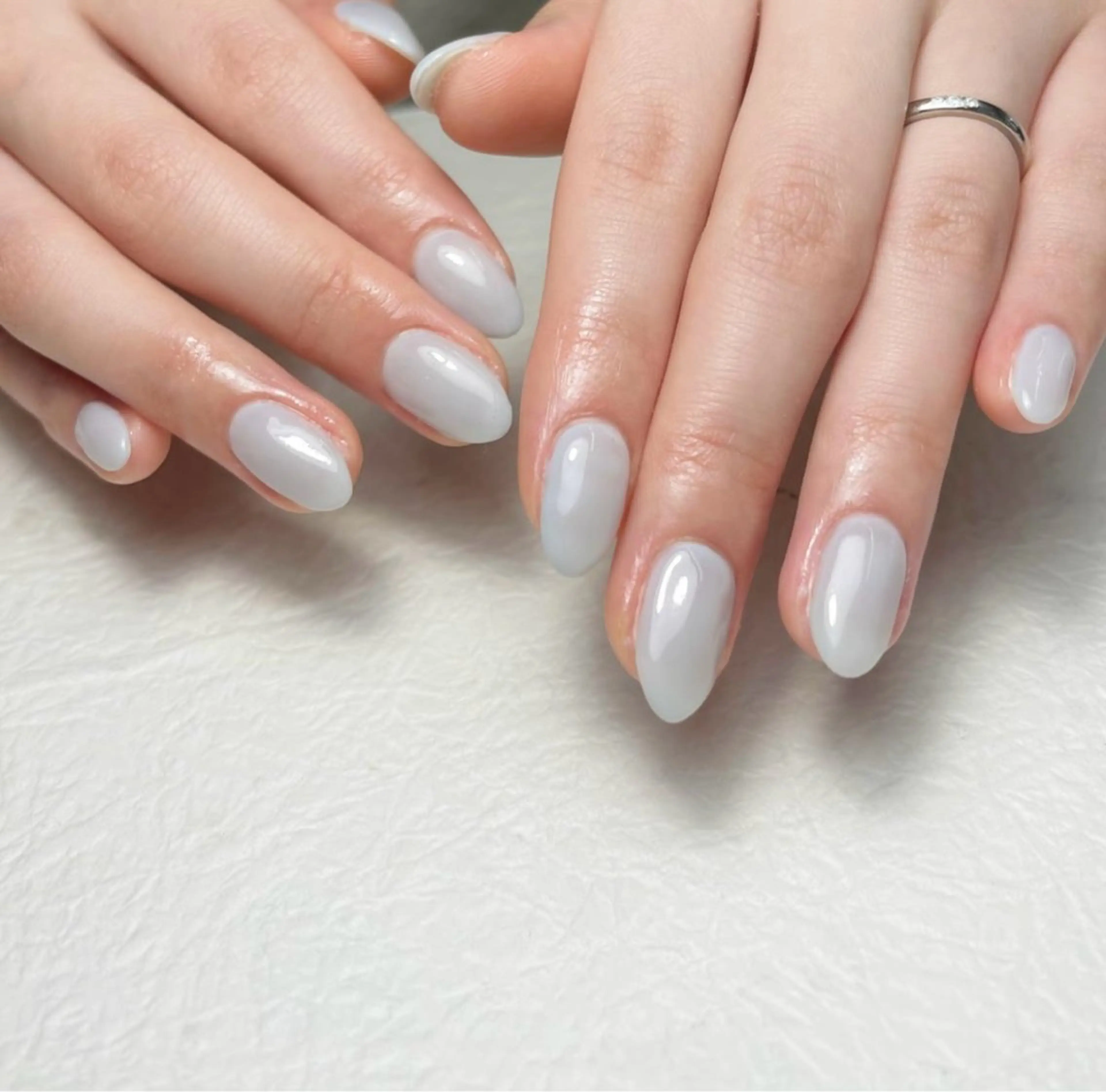 ネイル ニュアンスネイル ワンカラーネイル ハンドネイル m. akiのネイルデザイン