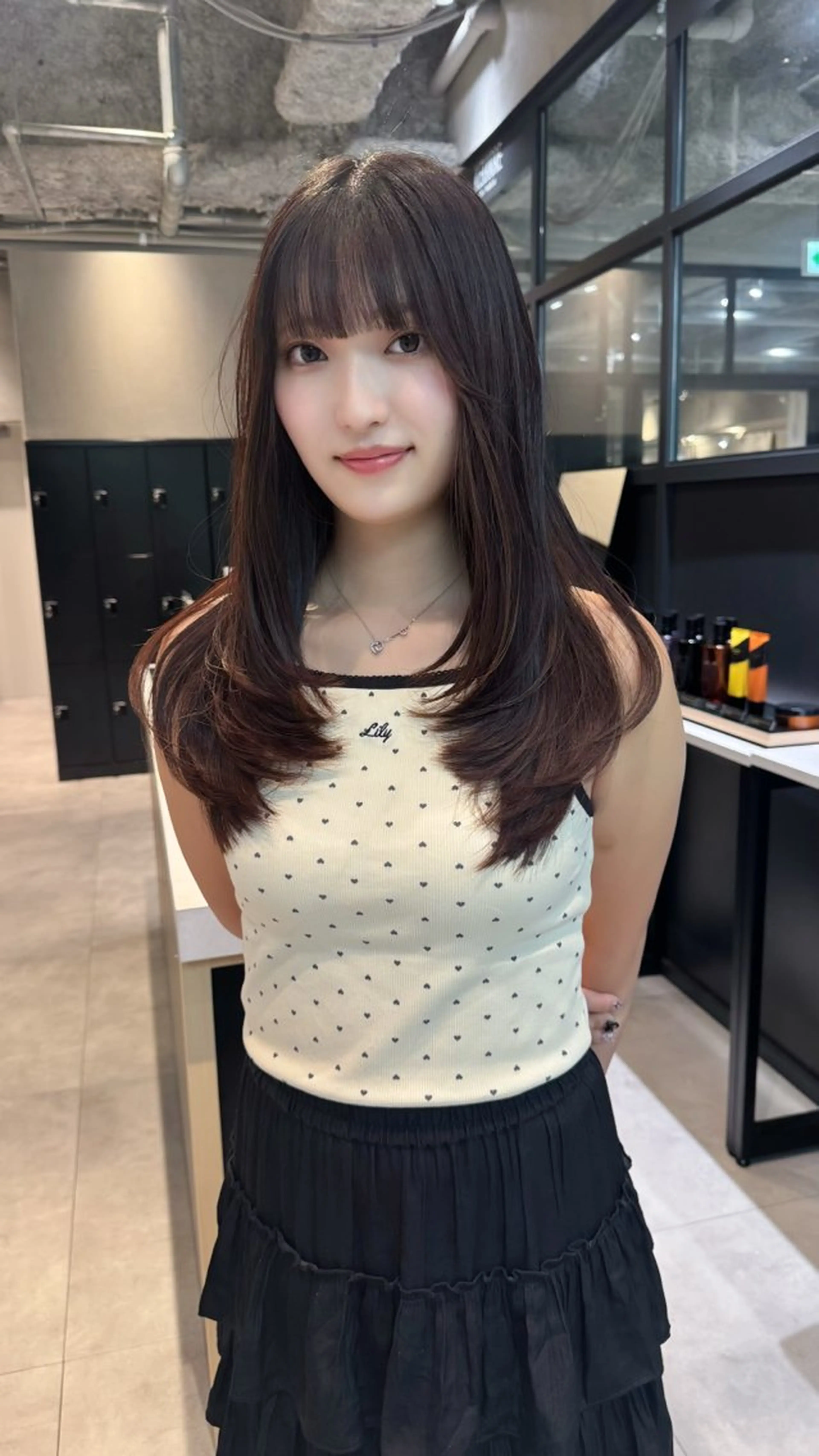 セミロング レイヤーカット カット トリートメント 小田 晃瑛のヘアスタイル