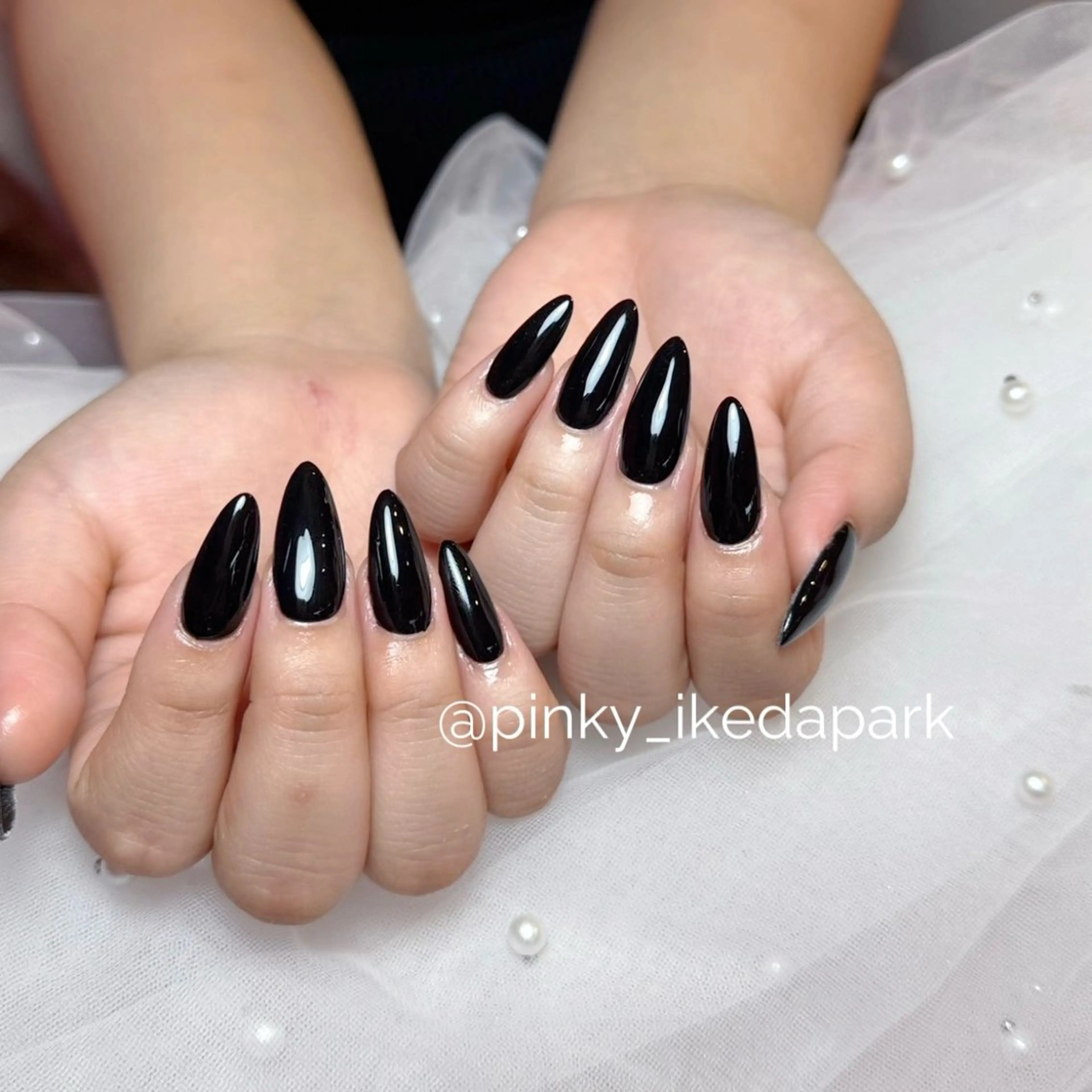 ネイル ワンカラーネイル ハンドネイル PINKY nail所属・ピンキー 池田公園店のネイルデザイン