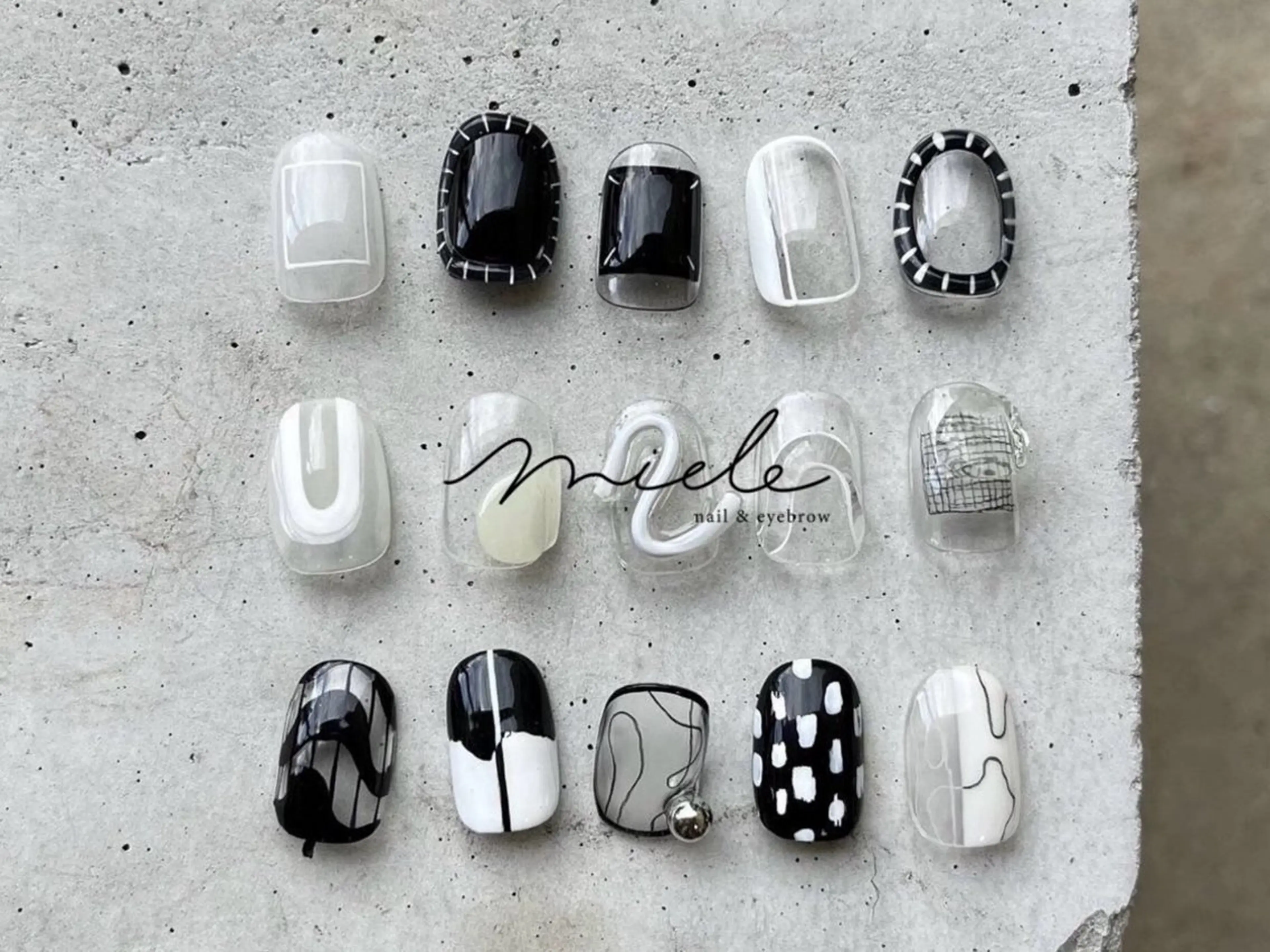 ネイル ハンドネイル miele【ミエレ】 シンプル一癖のネイルデザイン