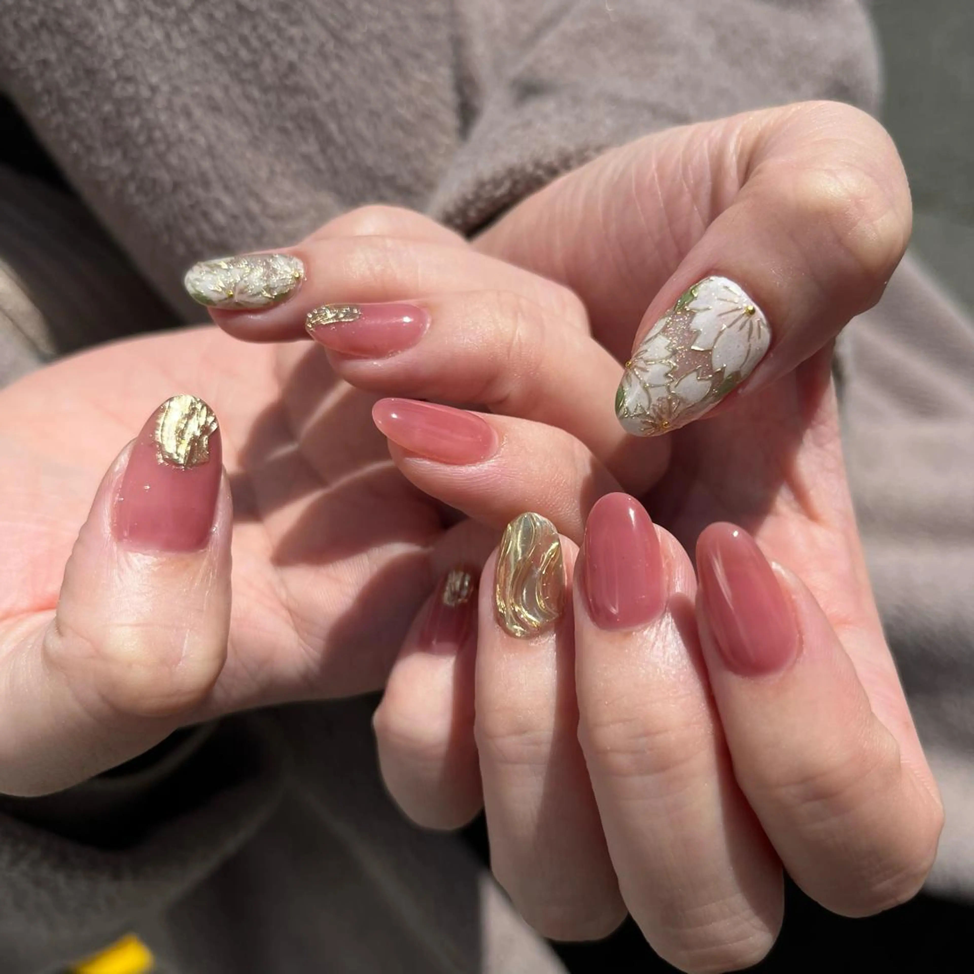 セミロング ネイル マツエク・マツパ ハンドネイル apopi's所属・apopis＊ close23:00のネイルデザイン