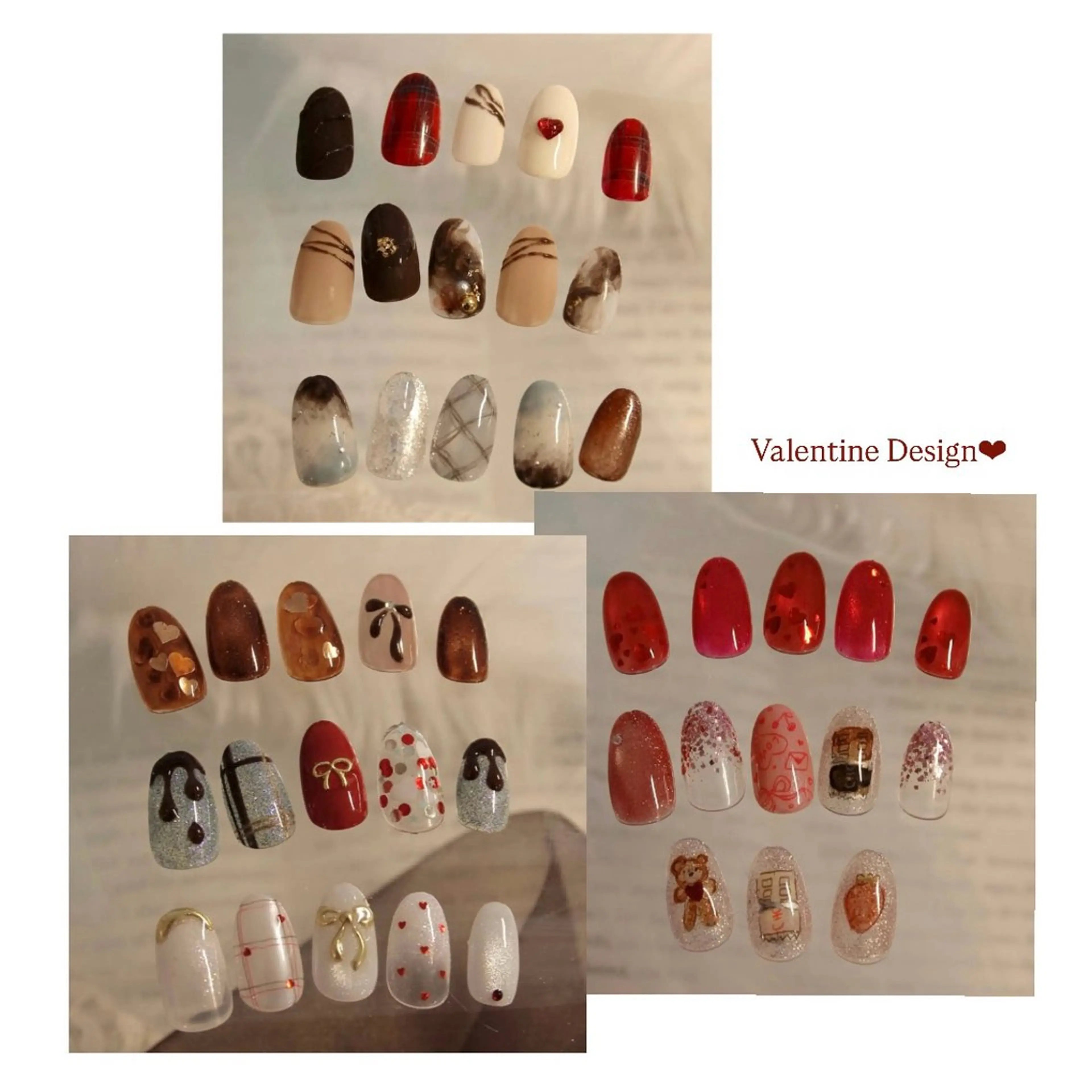 ❤️［オフあり］バレンタインデザイン(期間限定8種のデザインの中から当日お選びいただきます🎶)の写真