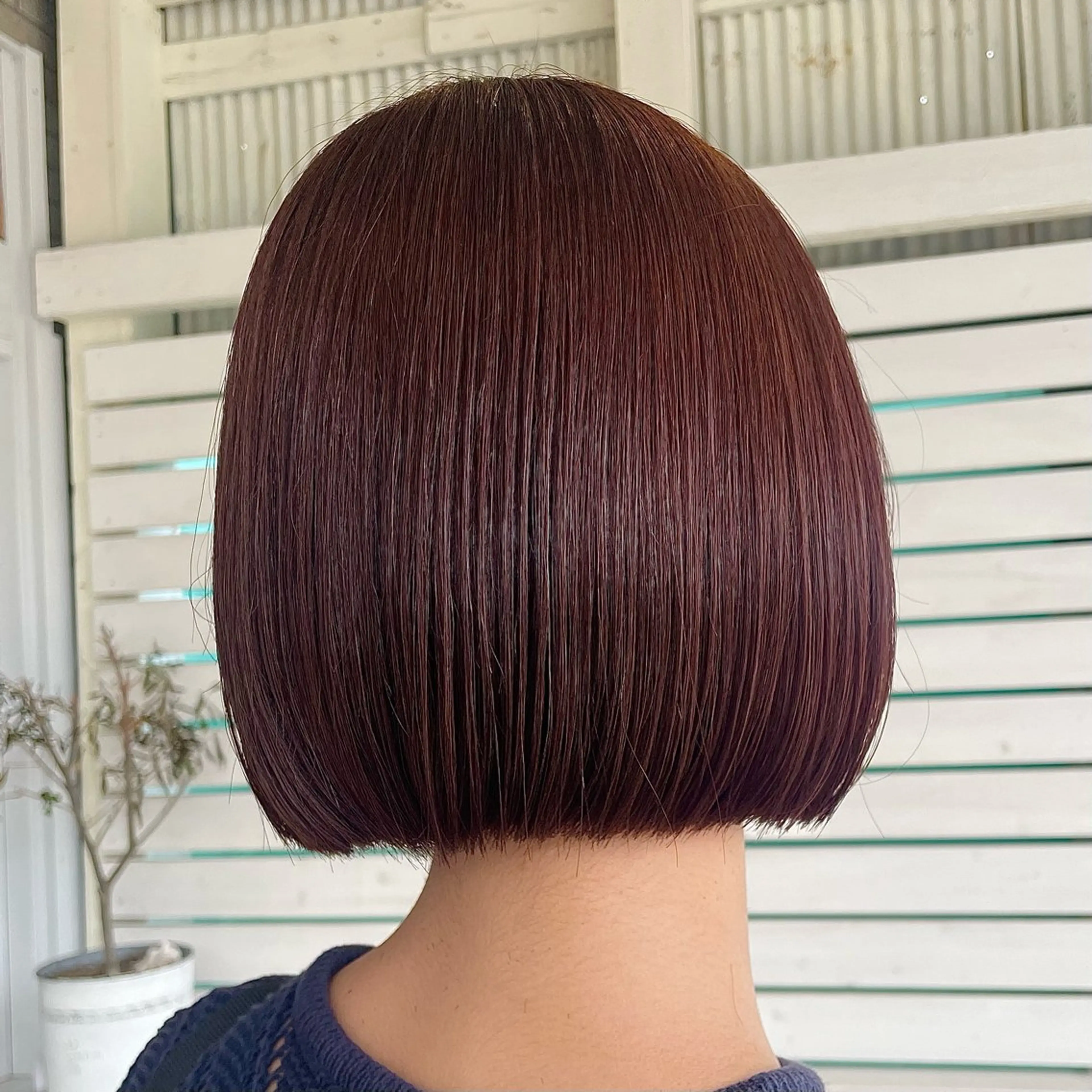 ショート カラー ラベンダーカラー ピンクカラー ピンクラベンダー ボブ FRANK所属・こいけ みきののヘアスタイル