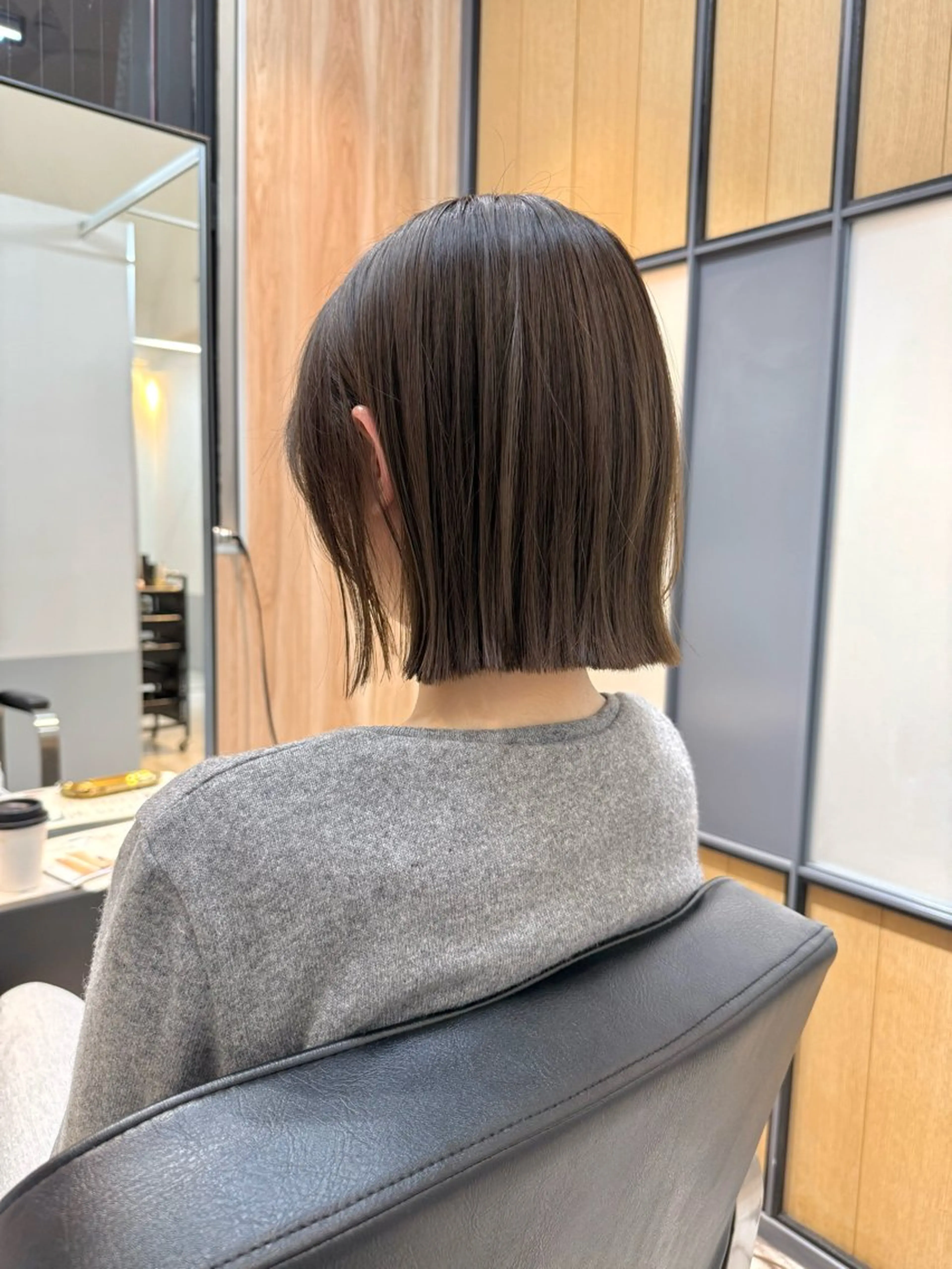 ショート カラー ボブ カット ヘアカラー トリートメント 神戸ボブ✂️ ioe三宮/田 伸佳のヘアスタイル