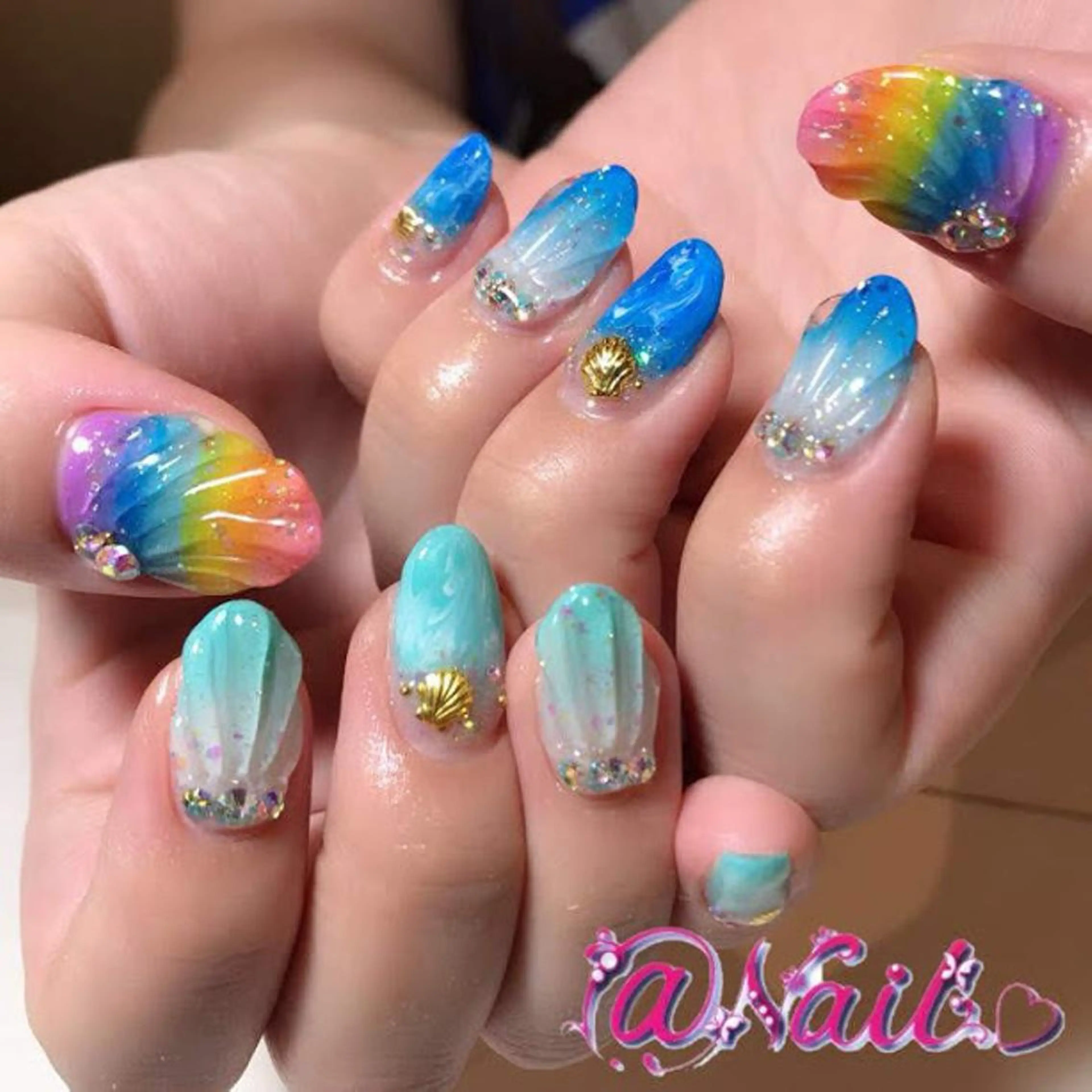 ネイル 小尾 栞のネイルデザイン