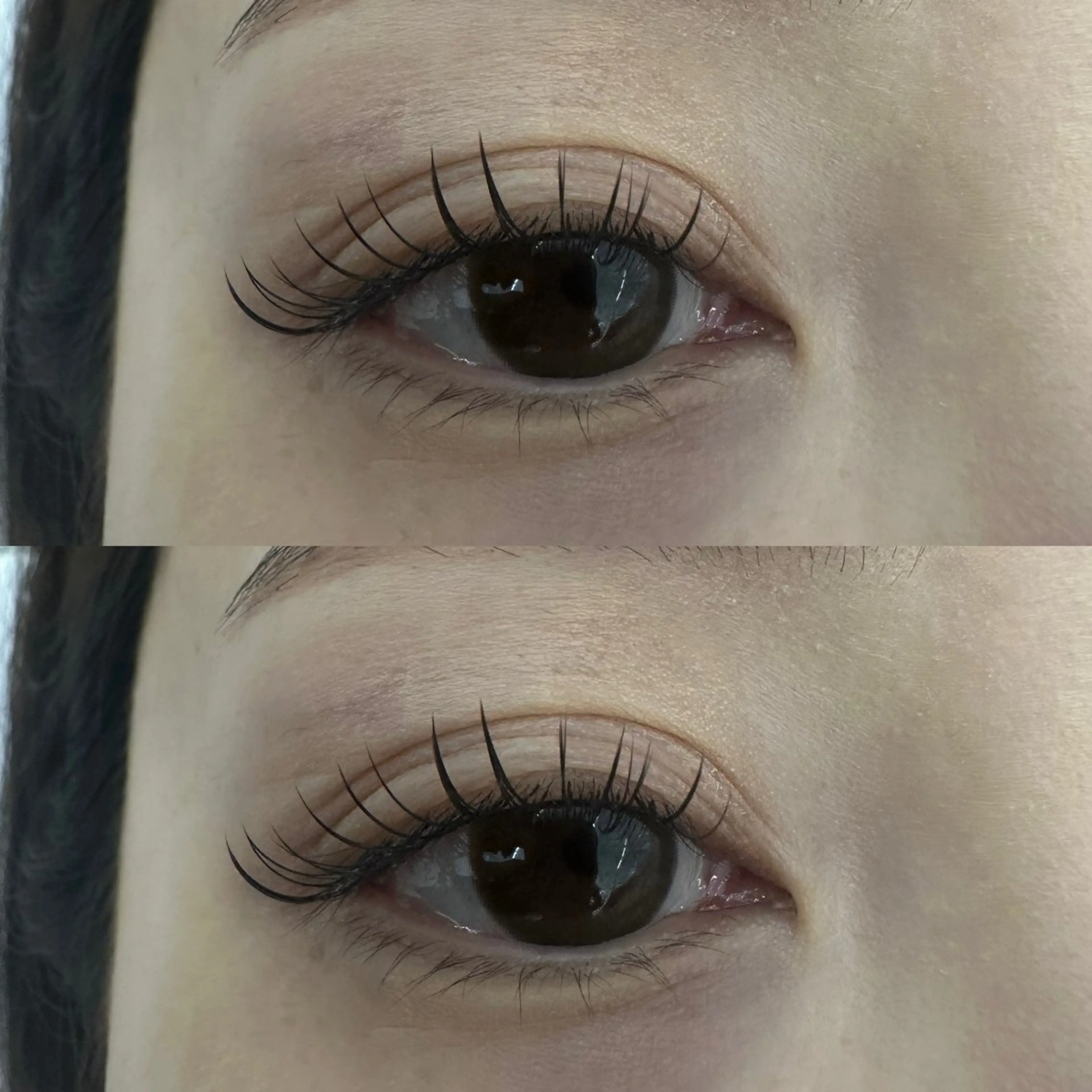 🫧［平日限定］シングルマツエク両目合計120本➕オフ無料　(80本、100本)の場合連絡ください。の写真