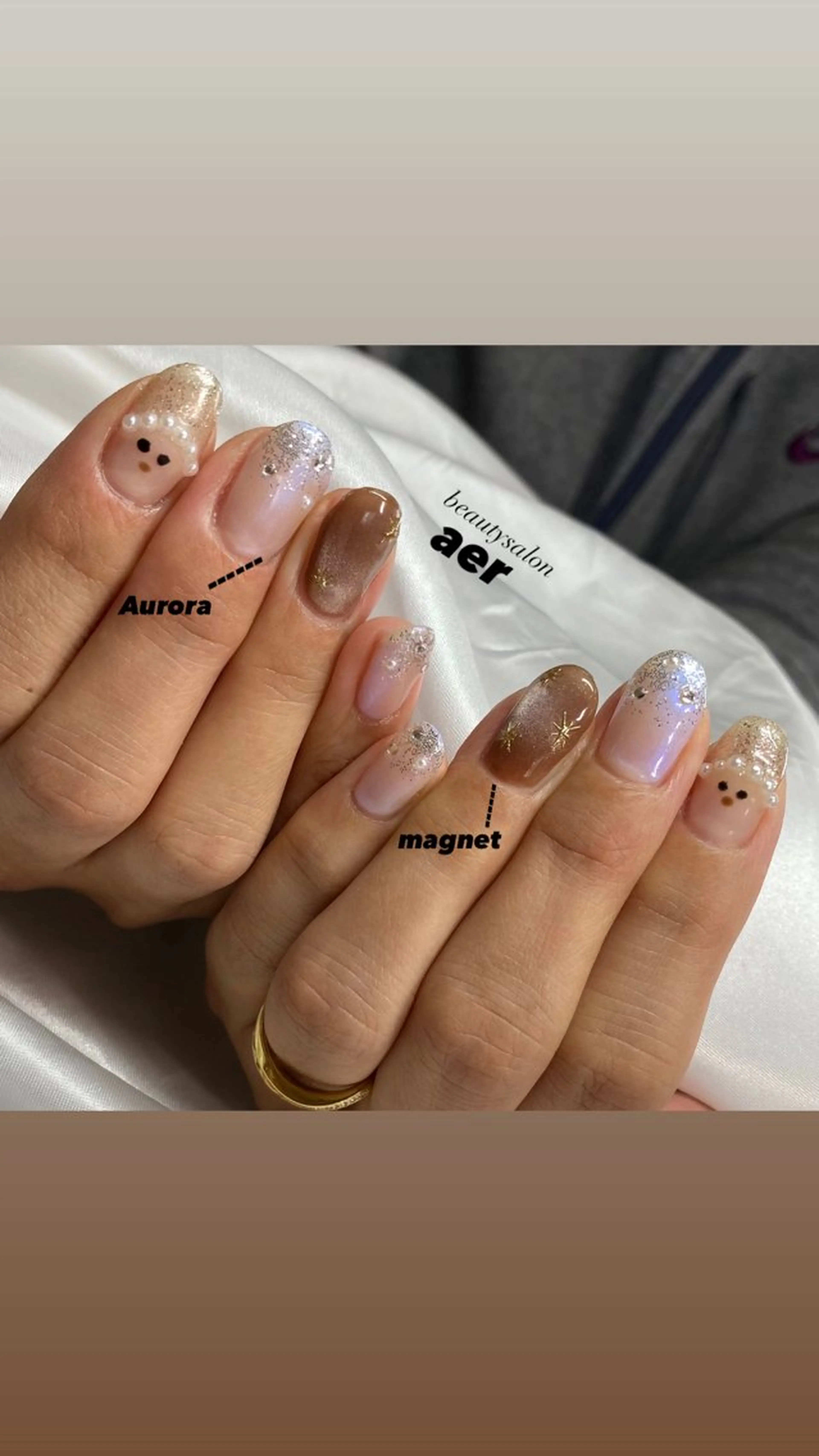 ネイル ハンドネイル デコパーツが得意♪ ネイル/眉毛/エステの眉毛・アイブロウイメージ