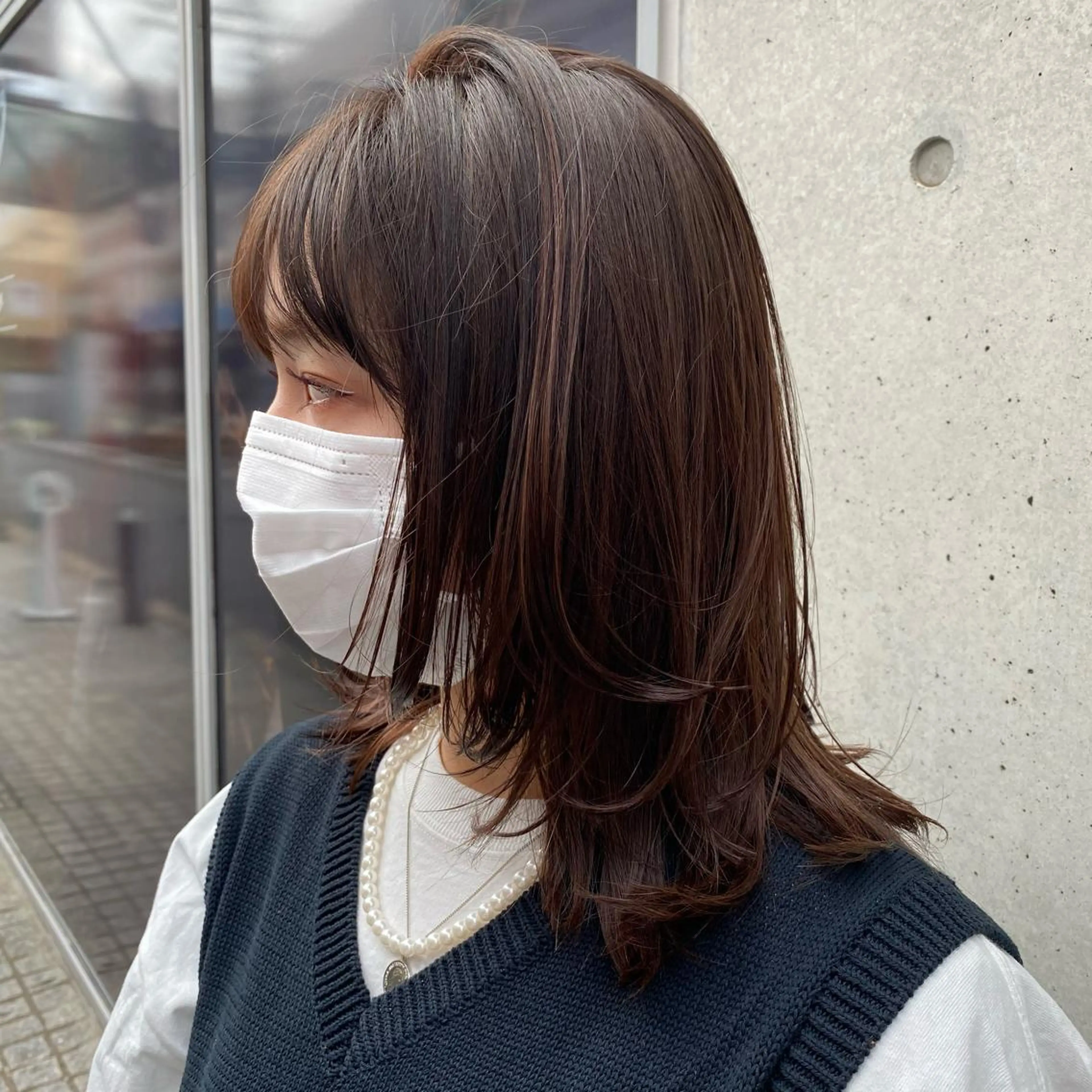 ミディアム かりん 🤍のヘアスタイル