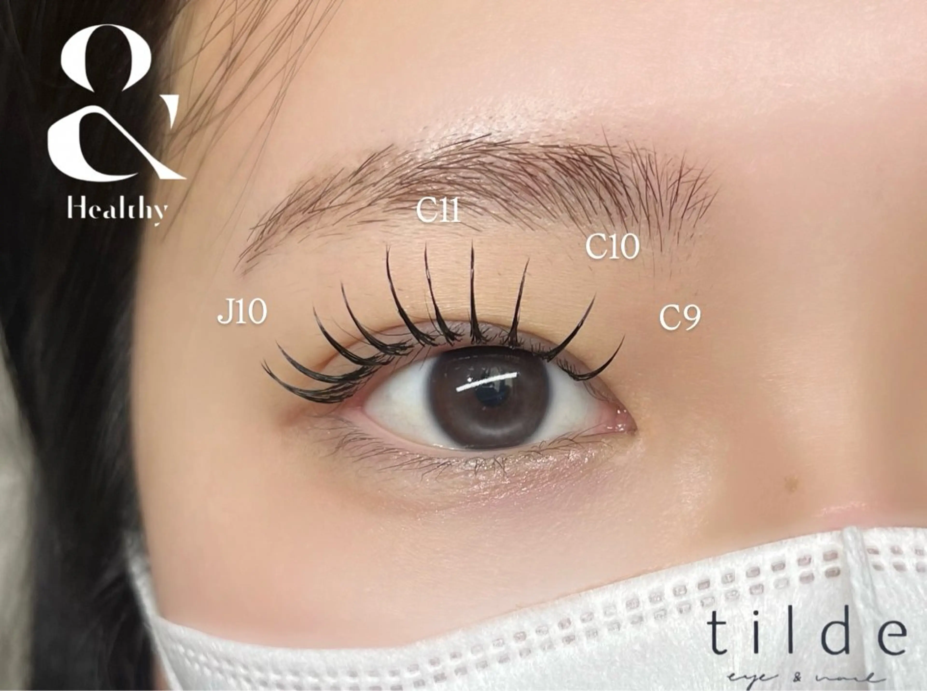 マツエク・マツパ ENNE LASH&BLOW所属・早坂 彩のマツエク・マツパデザイン