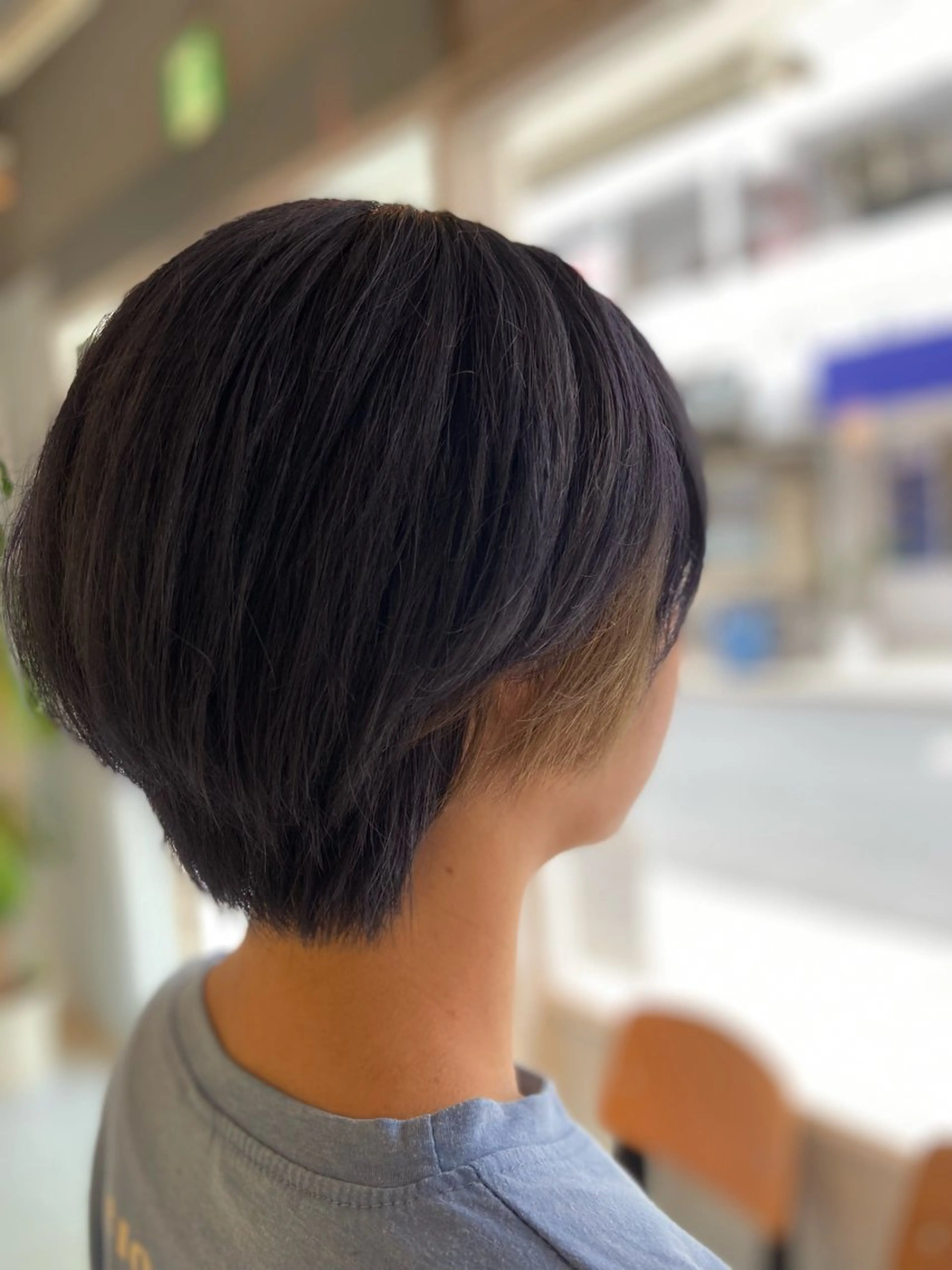 ショート カラー ヘアカラー 菊地 美憂のヘアスタイル