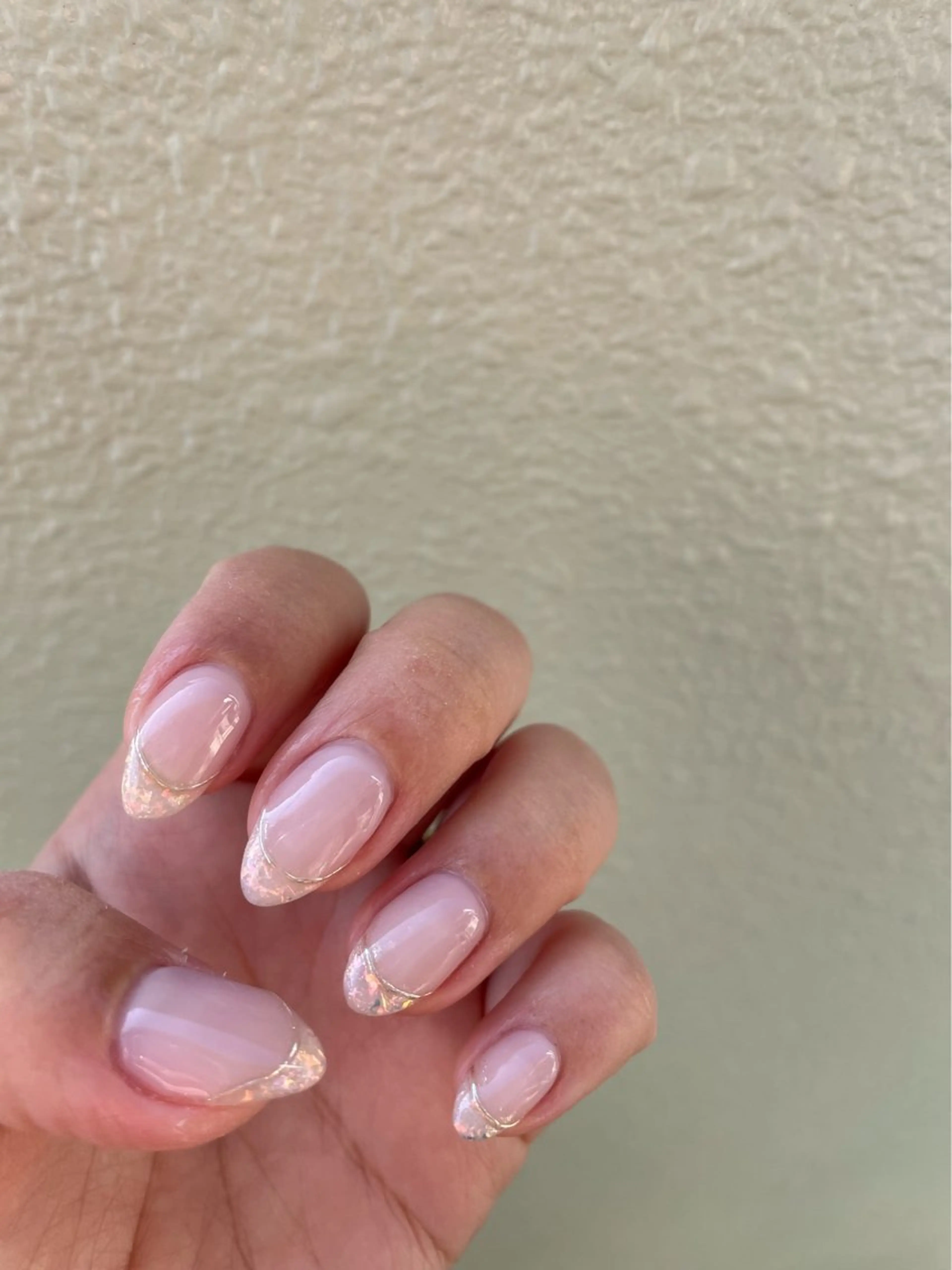 ネイル オーロラネイル フレンチネイル nailsalon mionのネイルデザイン