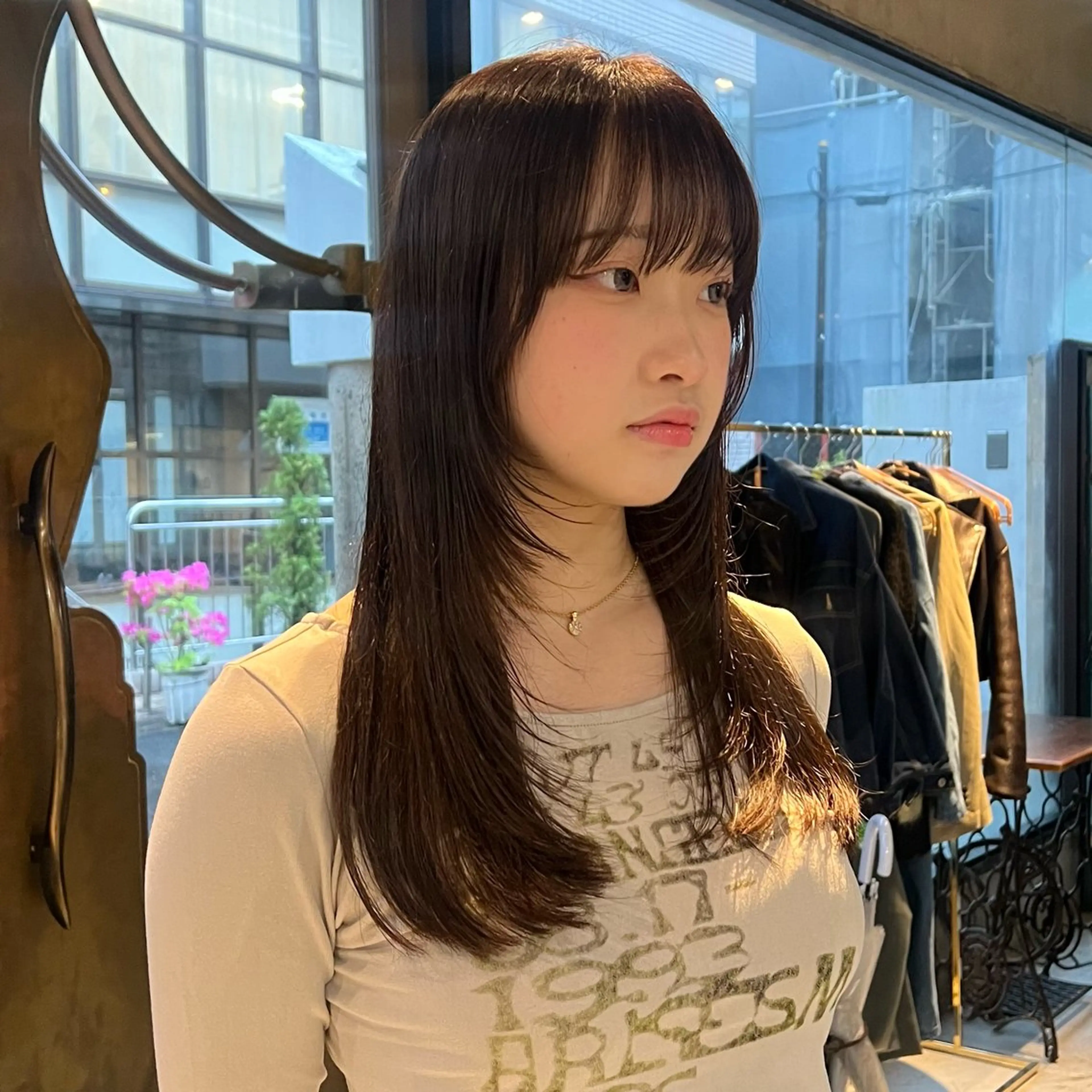 ロング カラー カット ヘアカラー トリートメント レイヤー/透明感 カラー🌿KANTAのヘアスタイル