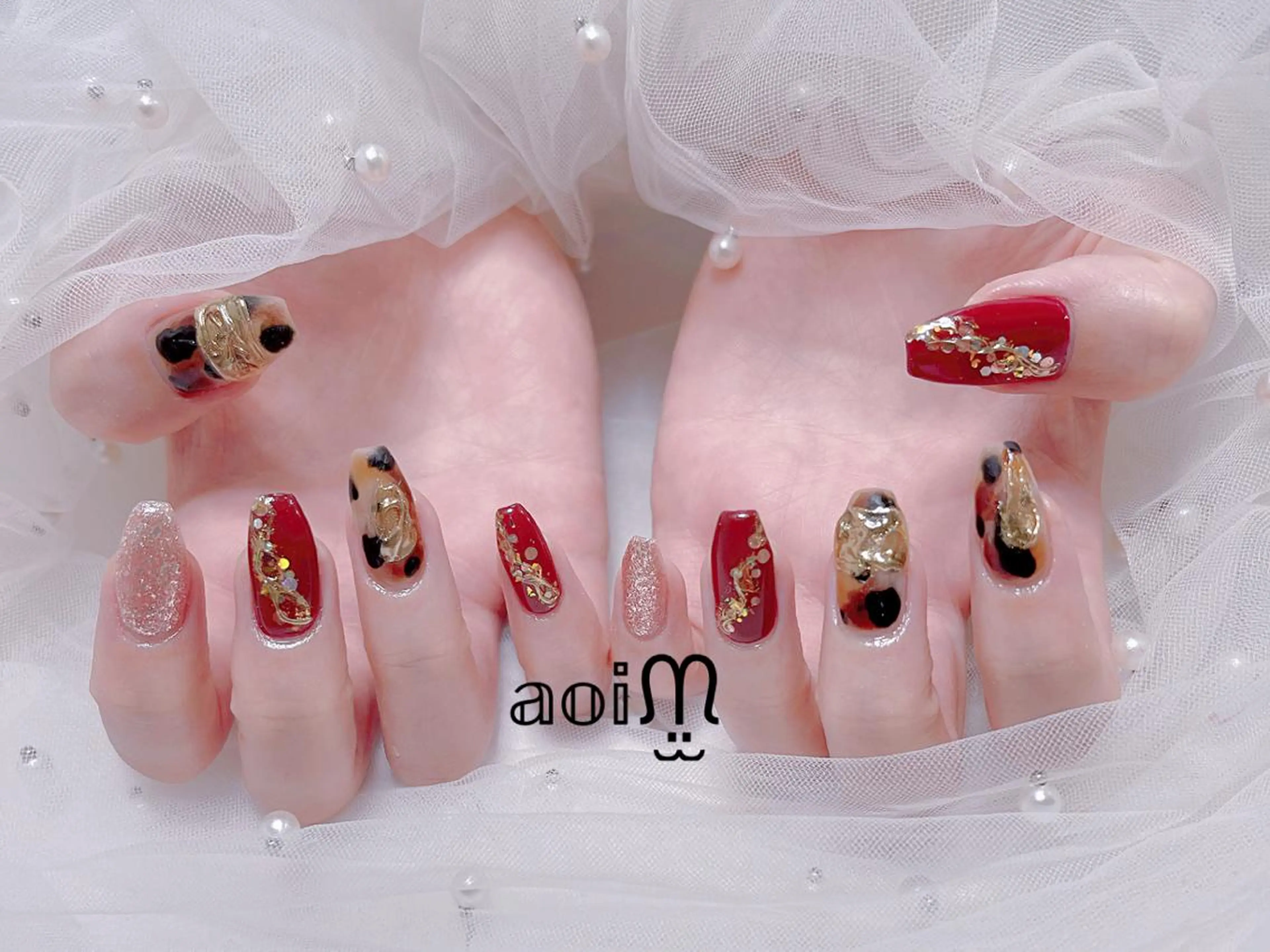 ネイル 葵うさぎ所属・葵うさぎ AIのネイルデザイン