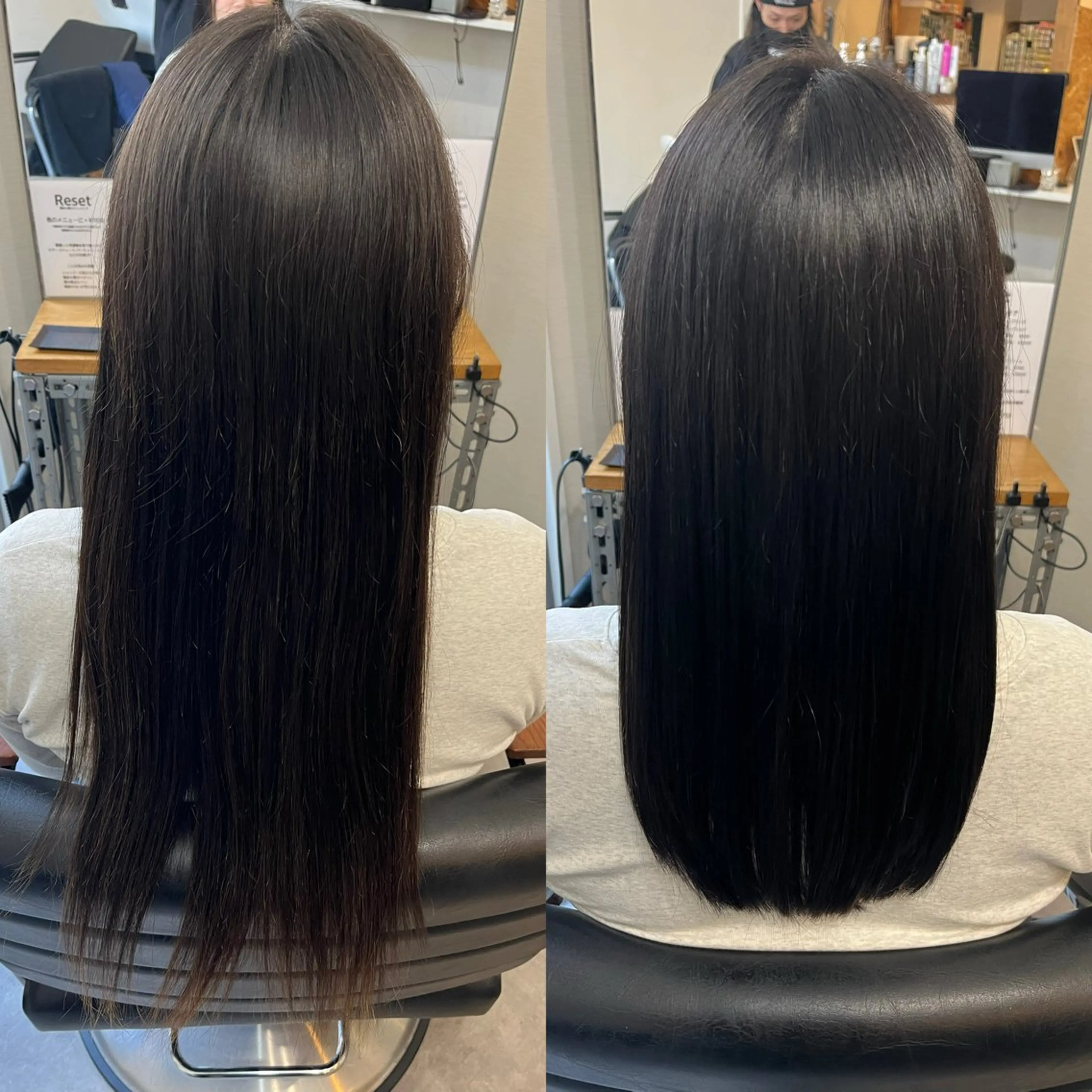 セミロング カット ヘアカラー トリートメント OFF YUYAのヘアスタイル