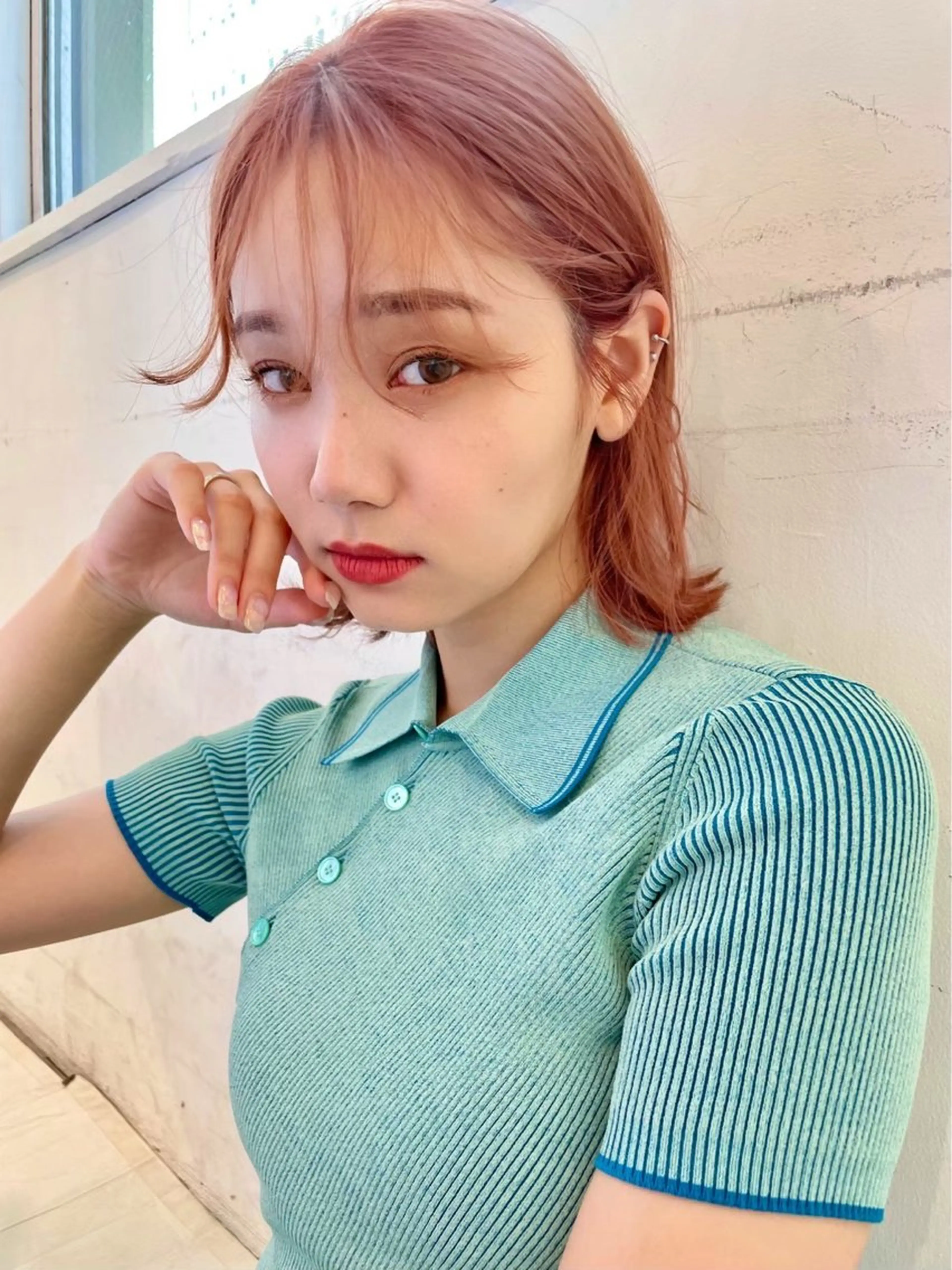 ショート カラー パーマ ヘアアレンジ ヘアカラー トリートメント ヘアセット 🎀愛されモテヘア♡ 梅澤夏基🎀のヘアスタイル