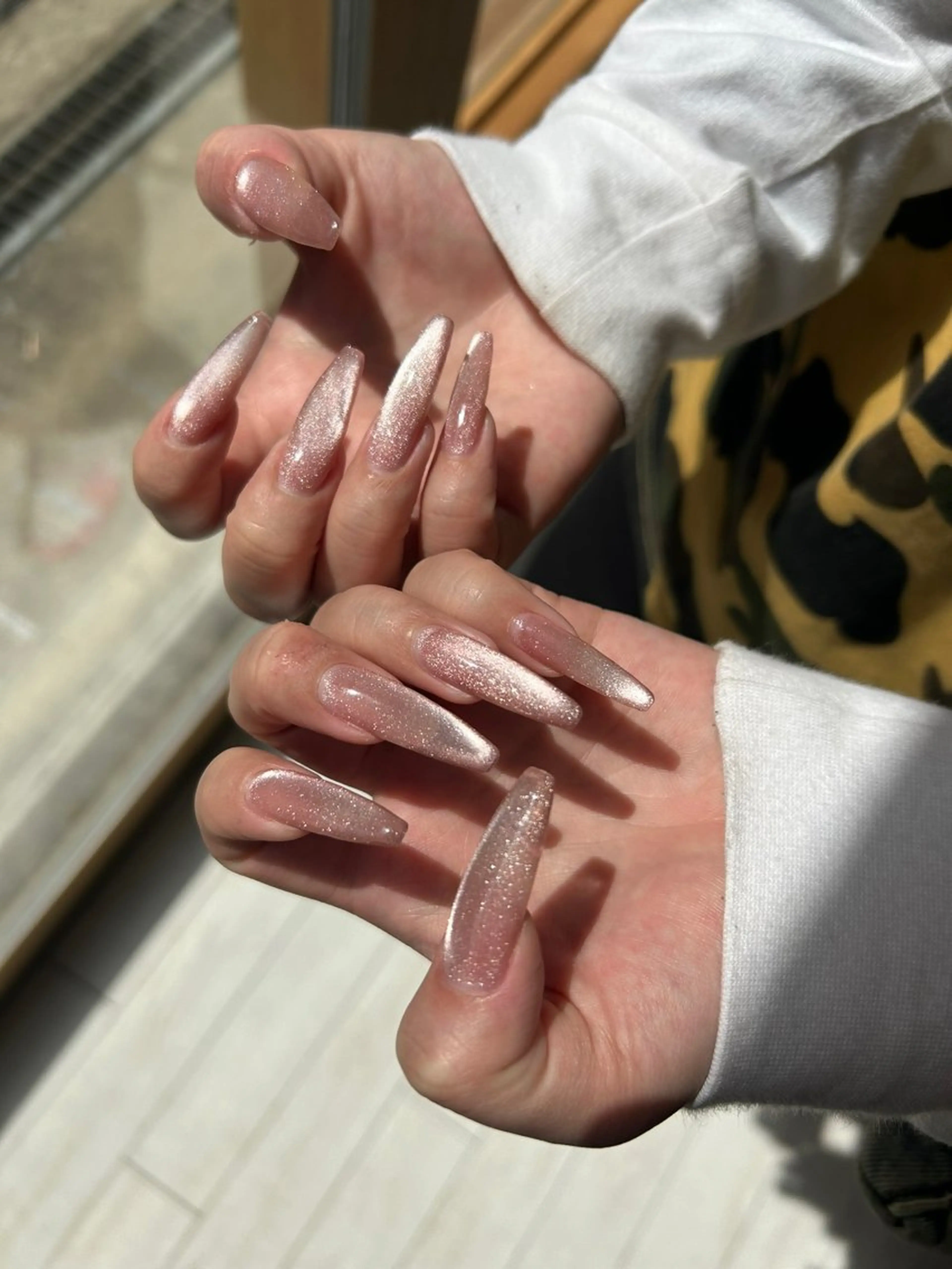 長さだしネイル【オフ・ケア込み】　💅クリアスカルプ（orチップ）➕ワンカラー１色※カラーはお選びいただけますの写真