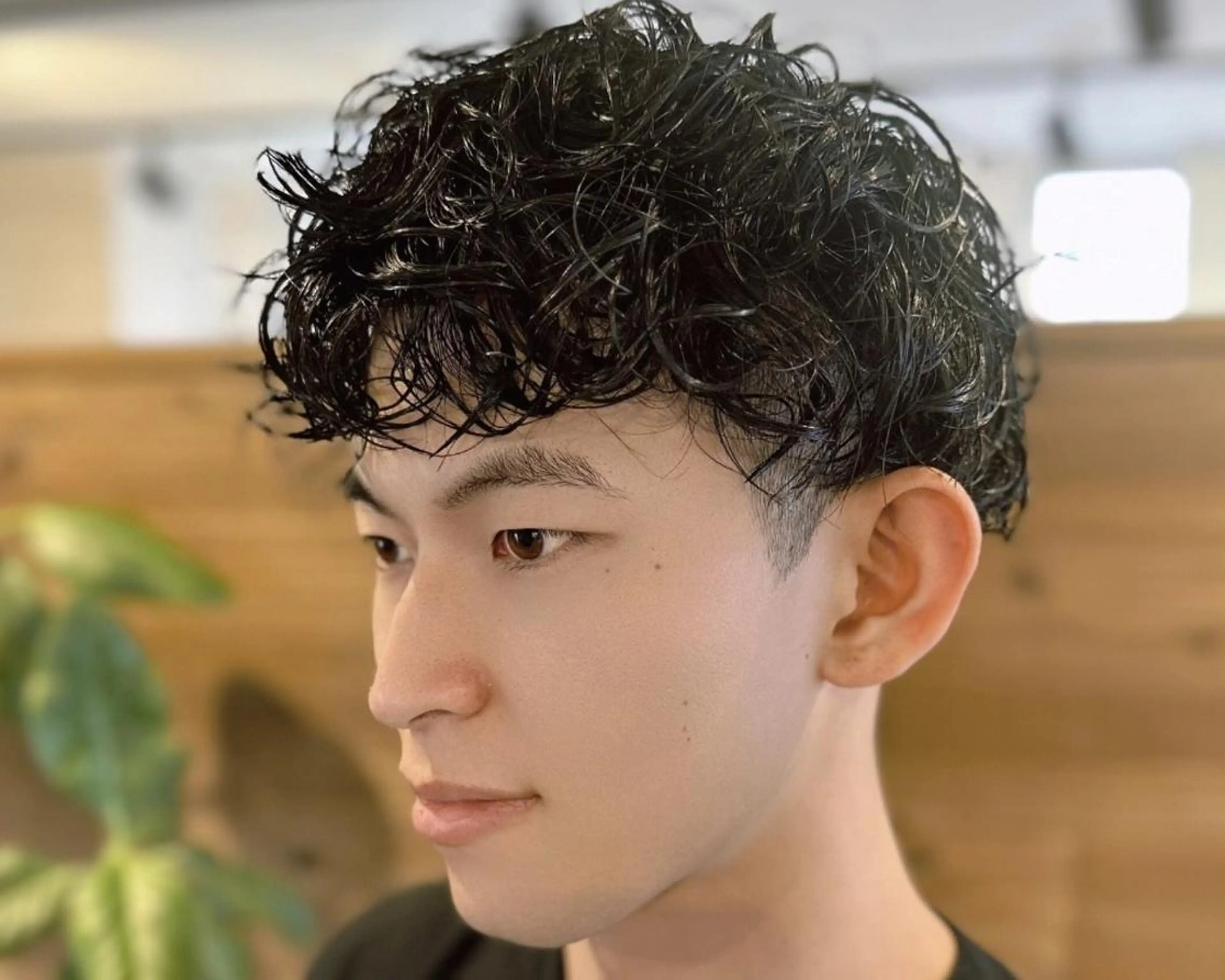 パーマ メンズ 個室型美容室san 都賀店のヘアスタイル