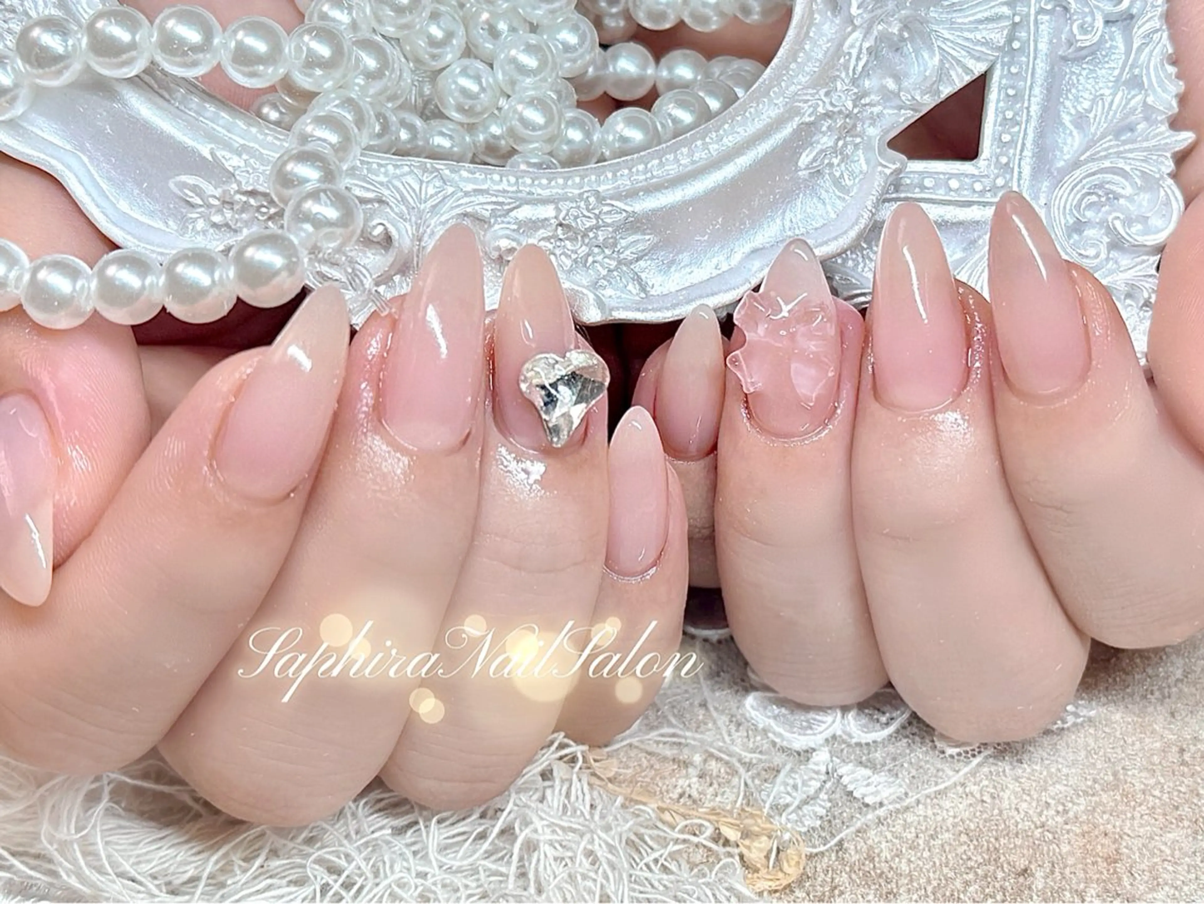 カラー ハンドネイル Saphiraネイル サロン錦糸町のネイルデザイン