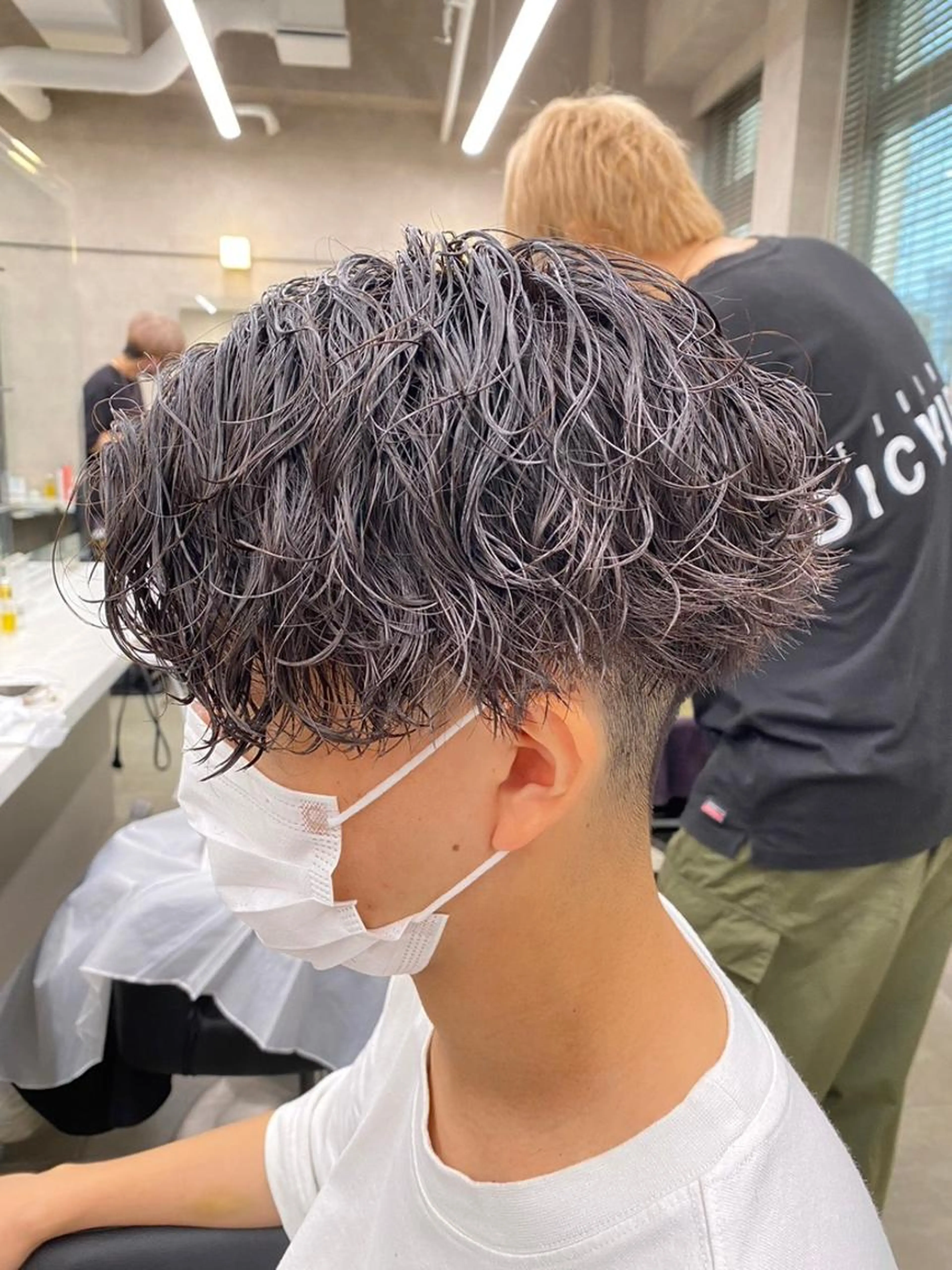 【モデル様限定価格】メンズカット＋スパイラルパーマ🪶🥣　　　ミニモ学割/韓国の写真