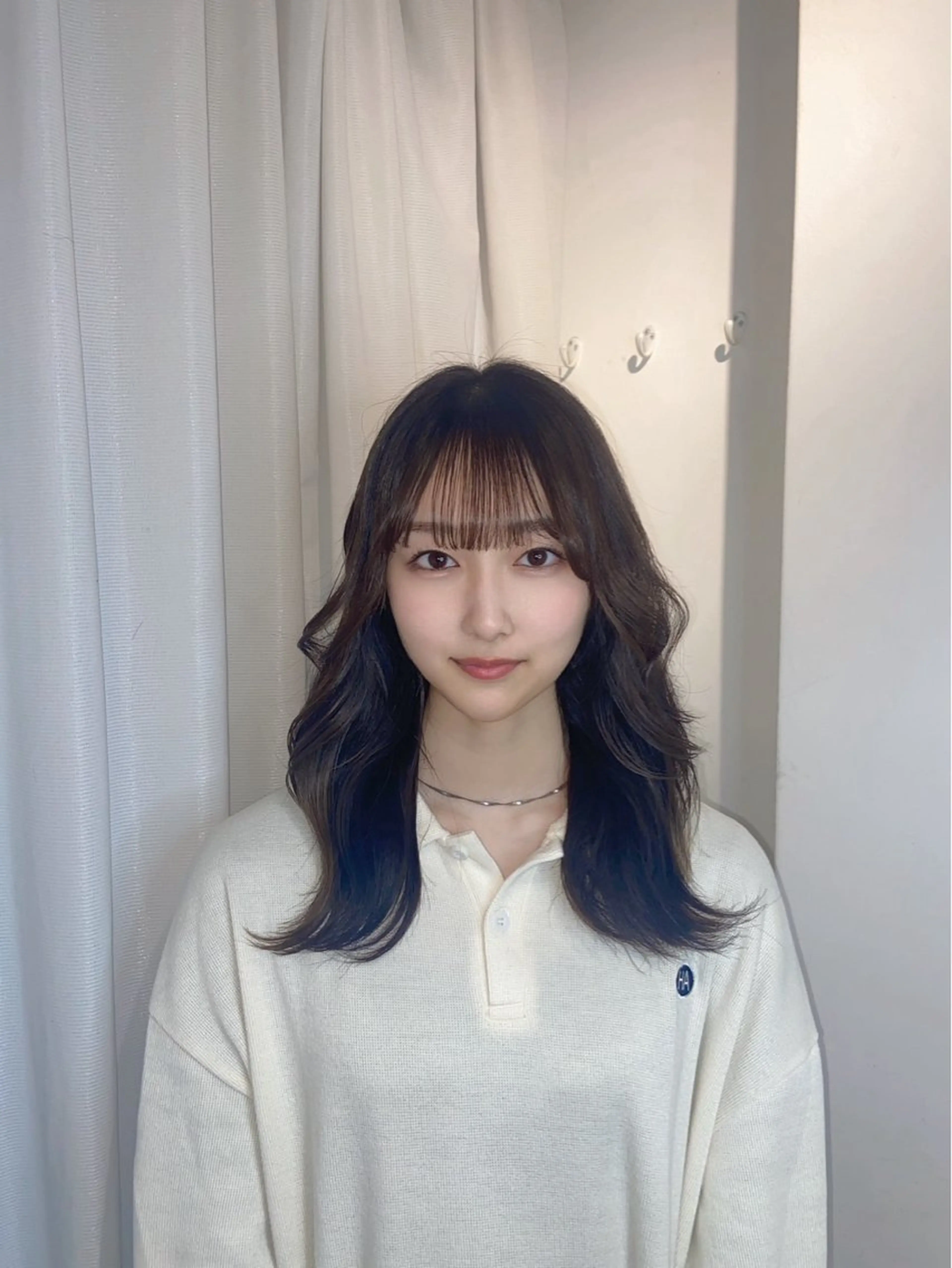 セミロング 盛田 望来のヘアスタイル