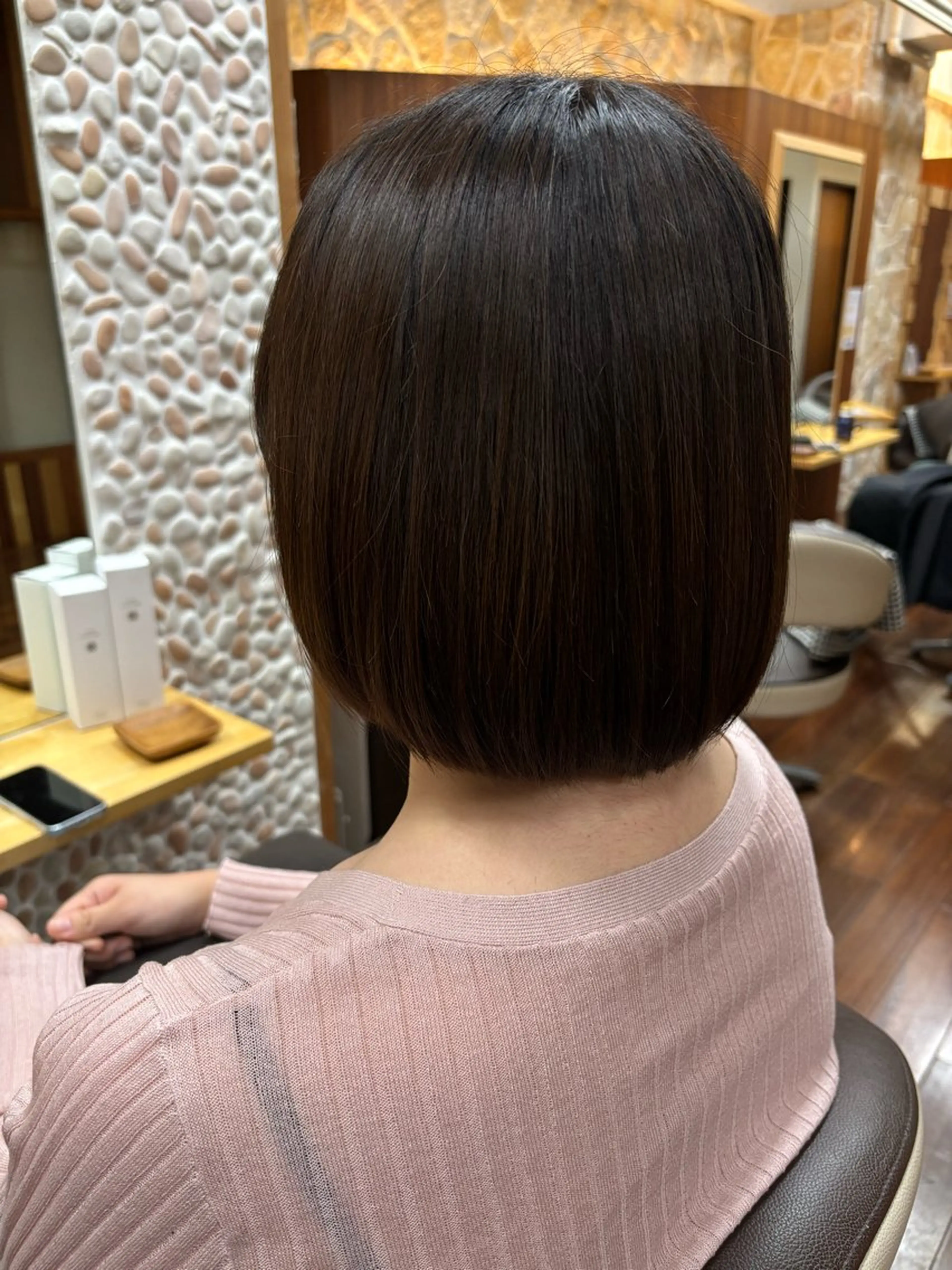 ショート トリートメント カット ヘアカラー よしかわ あいか/京都美容室のヘアスタイル