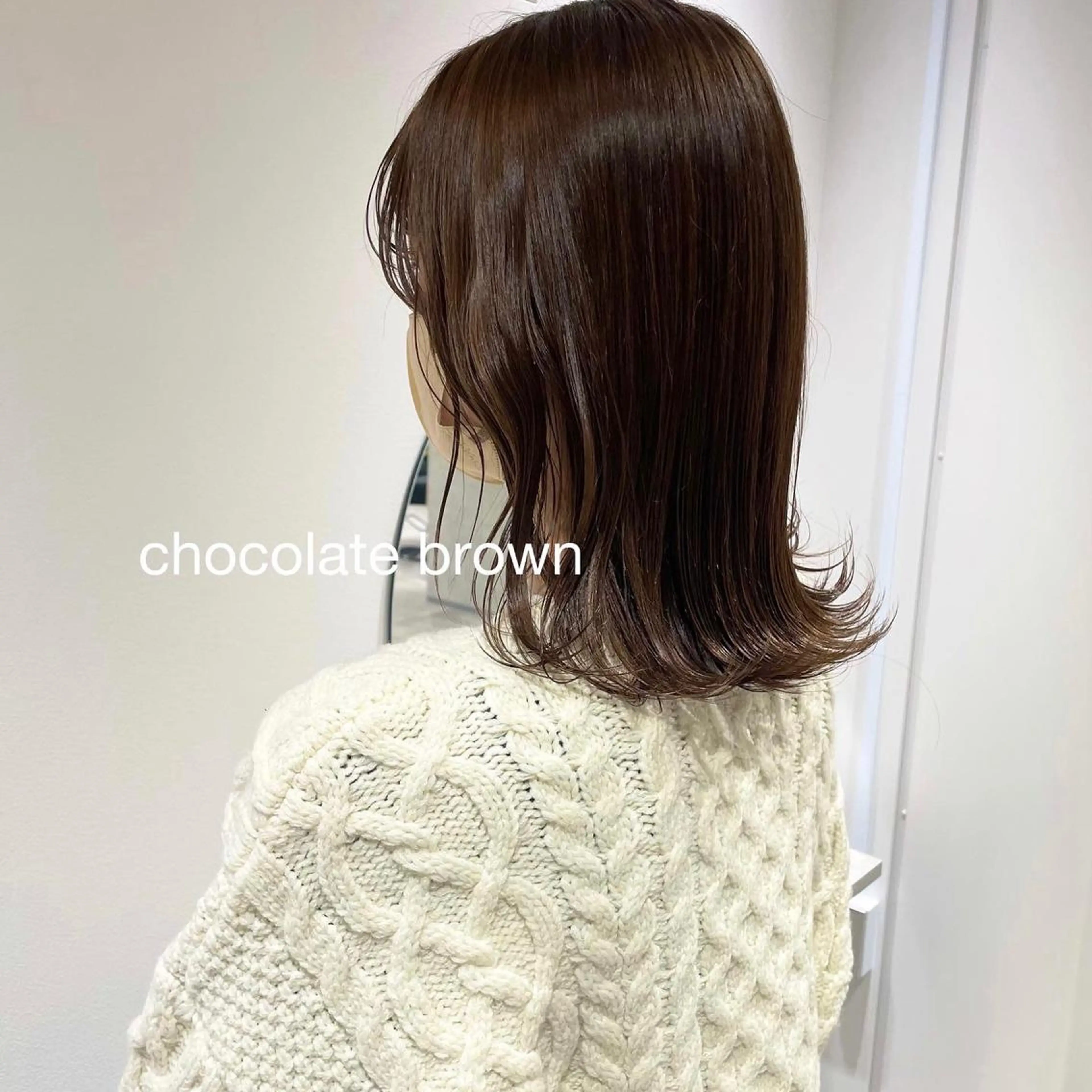 ミディアム カラー カット ヘアカラー トリートメント 🍊暖色×顔周り 🍊cocoroのヘアスタイル