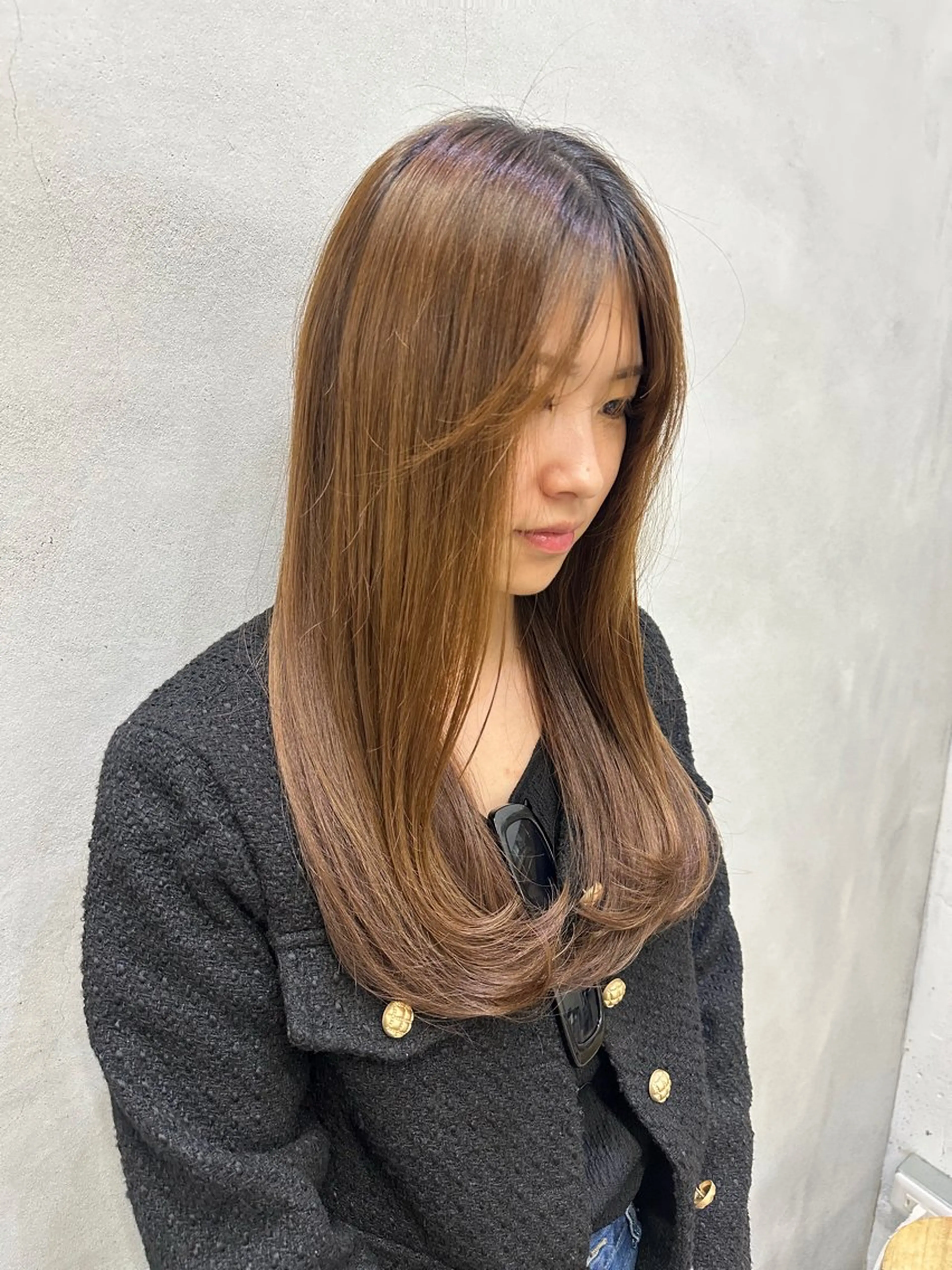 ロング MUKU所属・MUKU ひかるのヘアスタイル