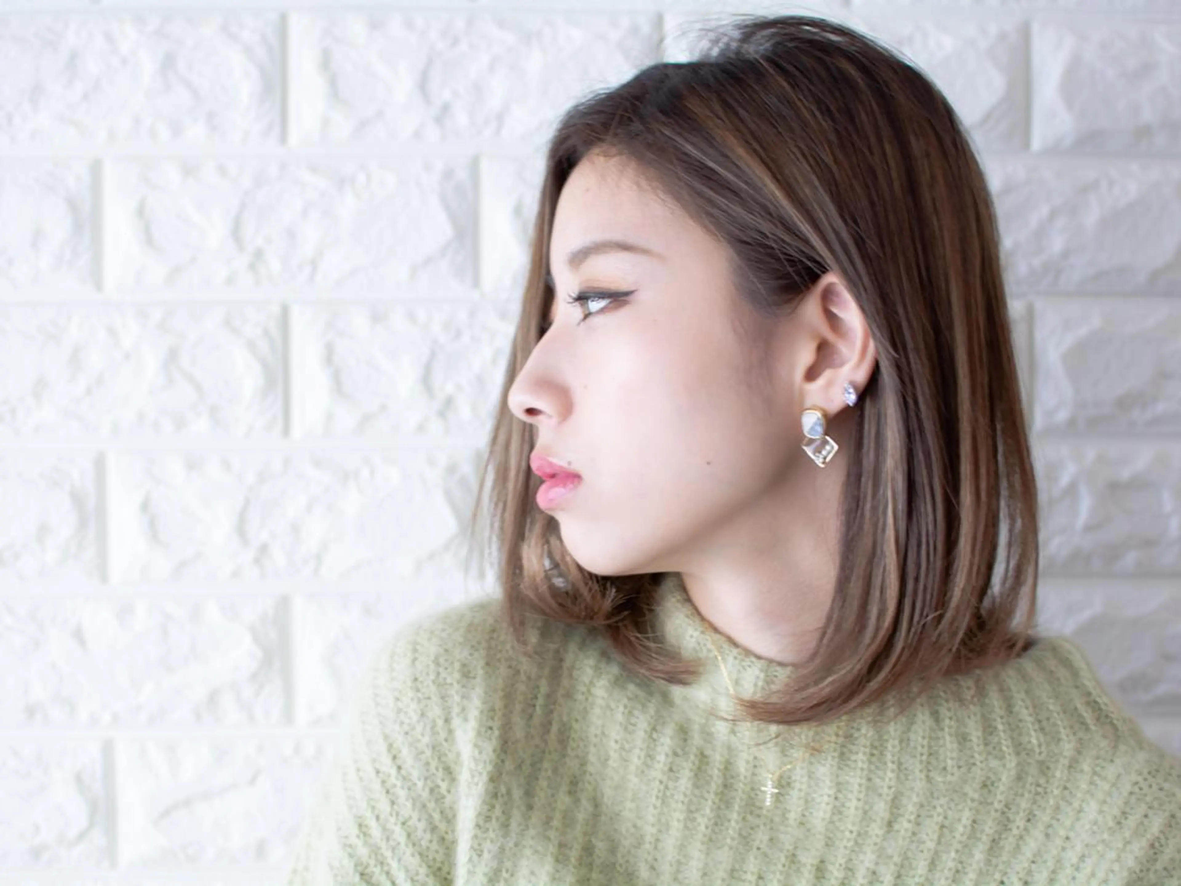 ミディアム カラー ショートボブ ベージュカラー ブルーカラー ブルージュ グレージュ 撮影モデル 斉藤 正敏のその他イメージ