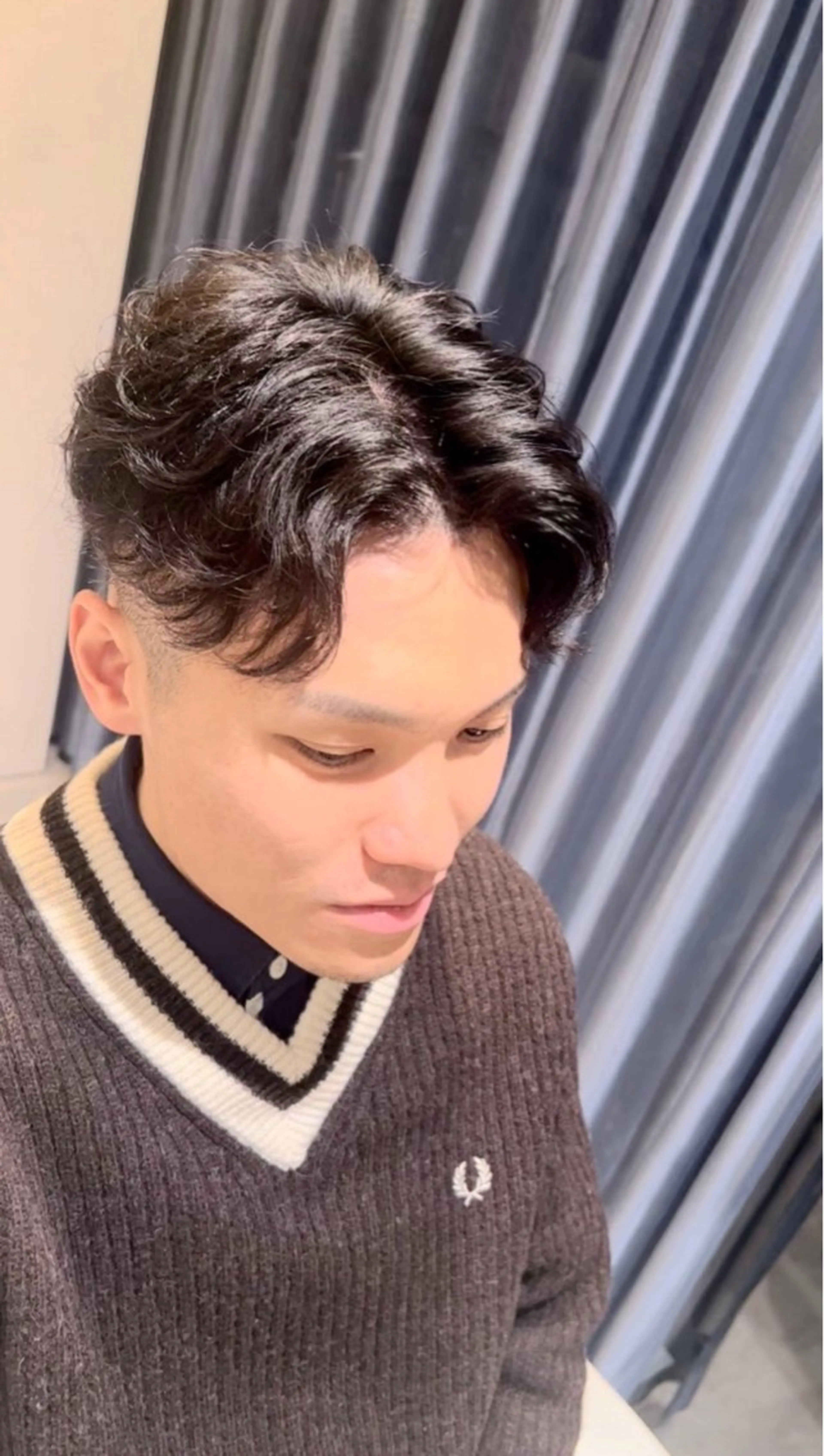 メンズ カット パーマ 久保田 昌利のヘアスタイル