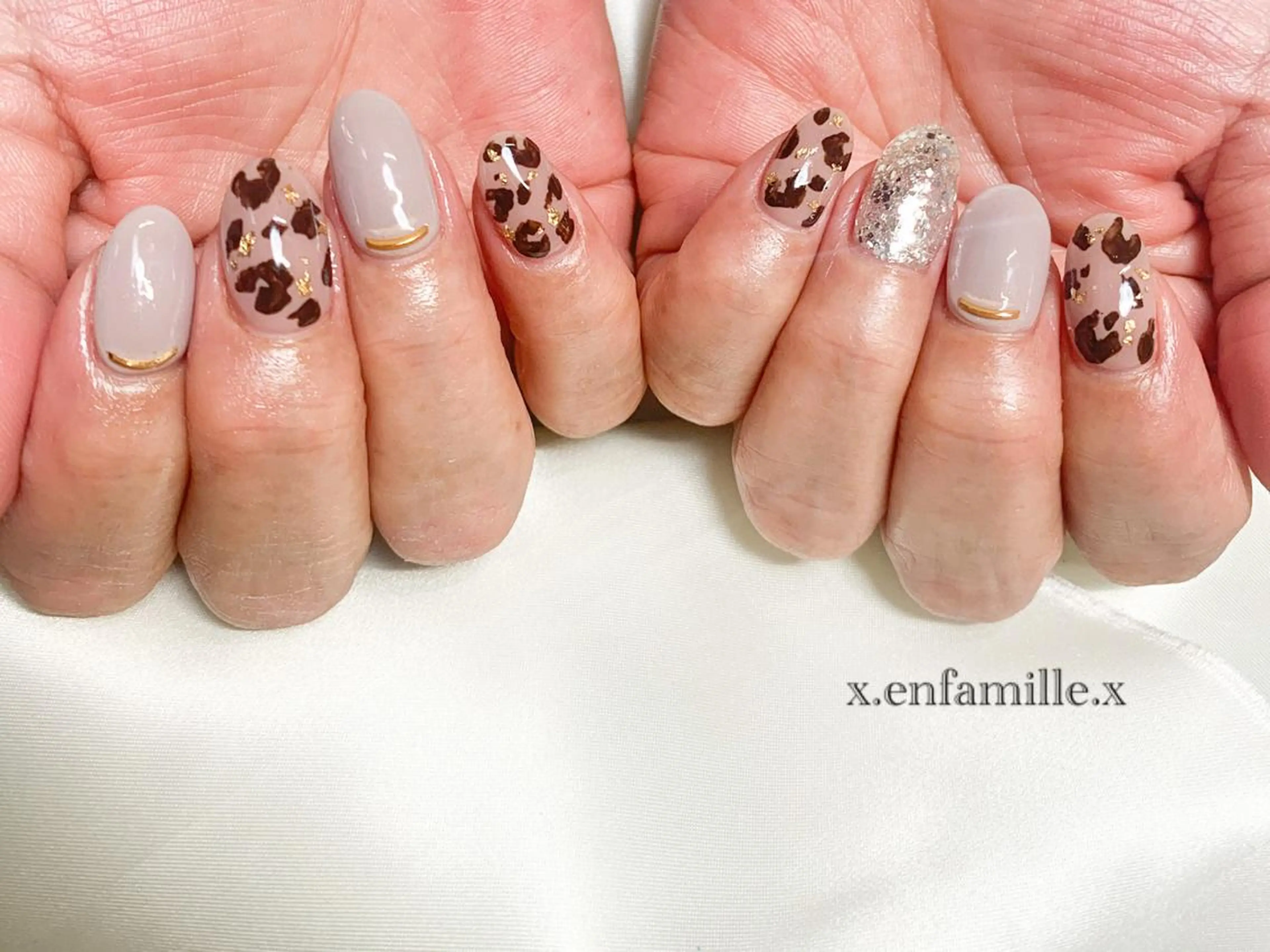 ネイル ハンドネイル nail salon en familleのネイルデザイン